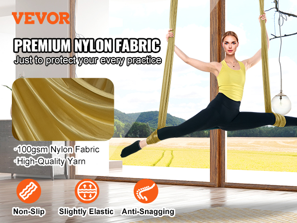Telaio Per Yoga Aereo E Amaca Per Yoga, Supporto Per Altalena Yoga Professionale Da 9 - Foto 2