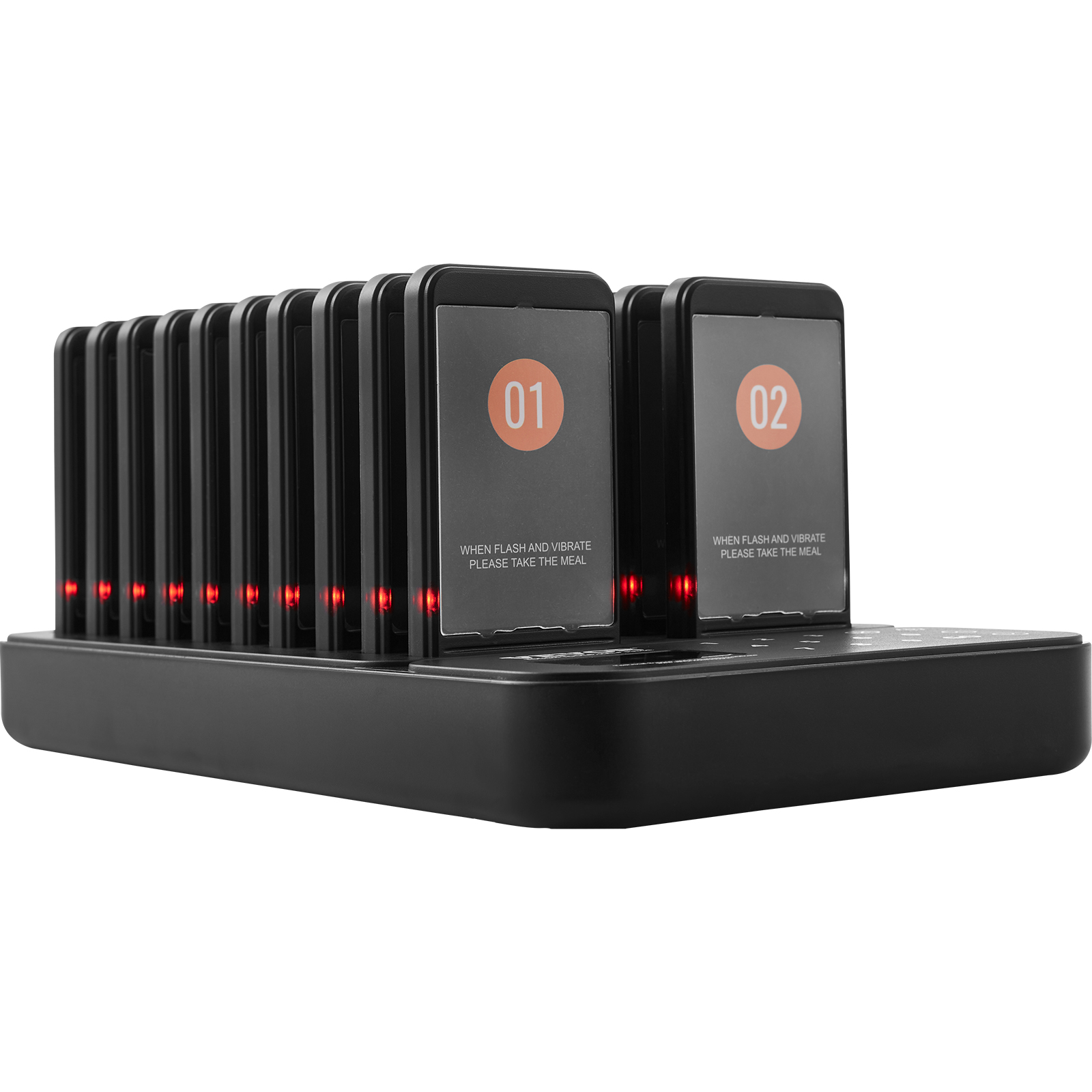 VEVOR Kabelloses Pager-System 10/20/16/24 Gäste-Warteschlangenrufe - Afbeelding 62 van 74