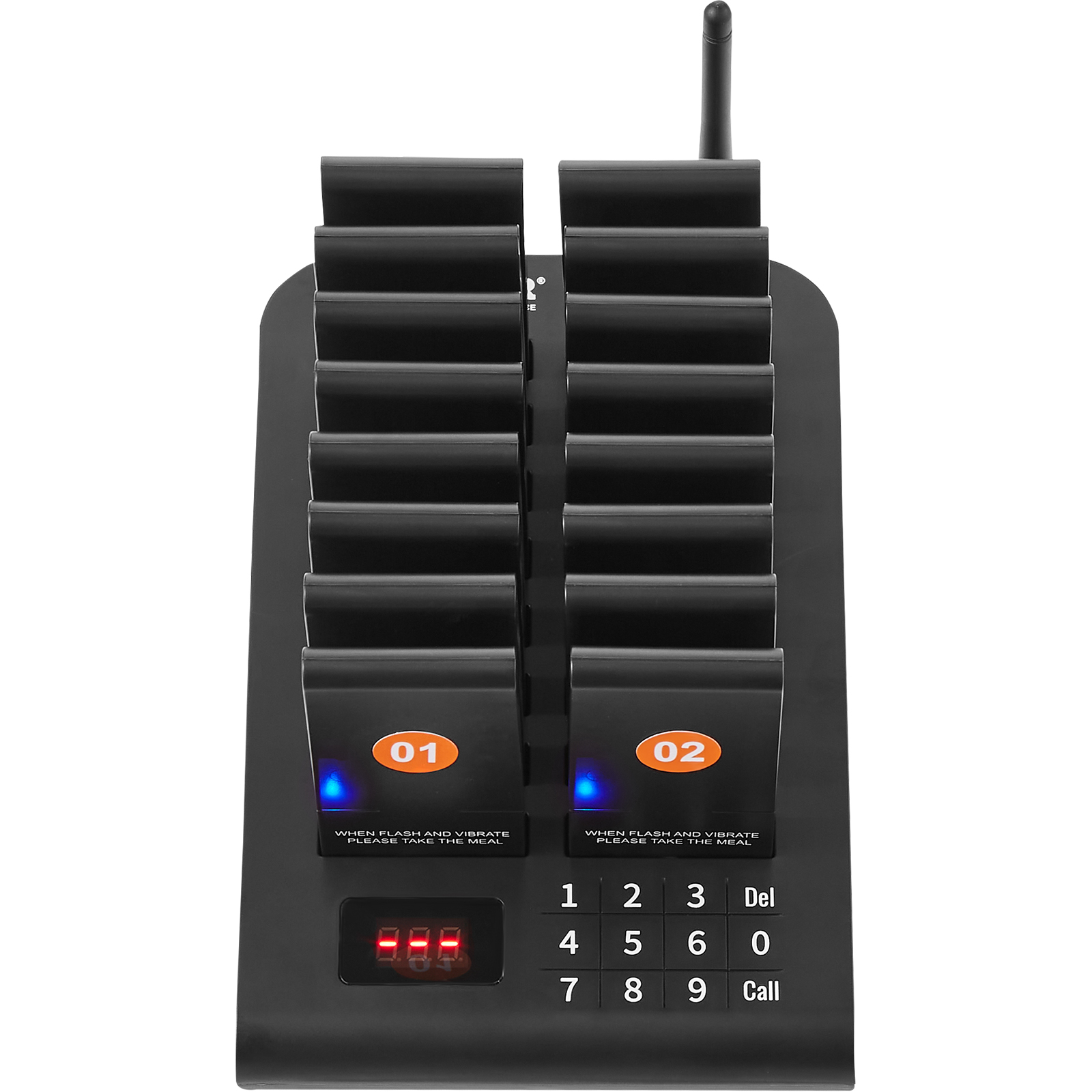 VEVOR Kabelloses Pager-System 10/20/16/24 Gäste-Warteschlangenrufe - Afbeelding 35 van 74
