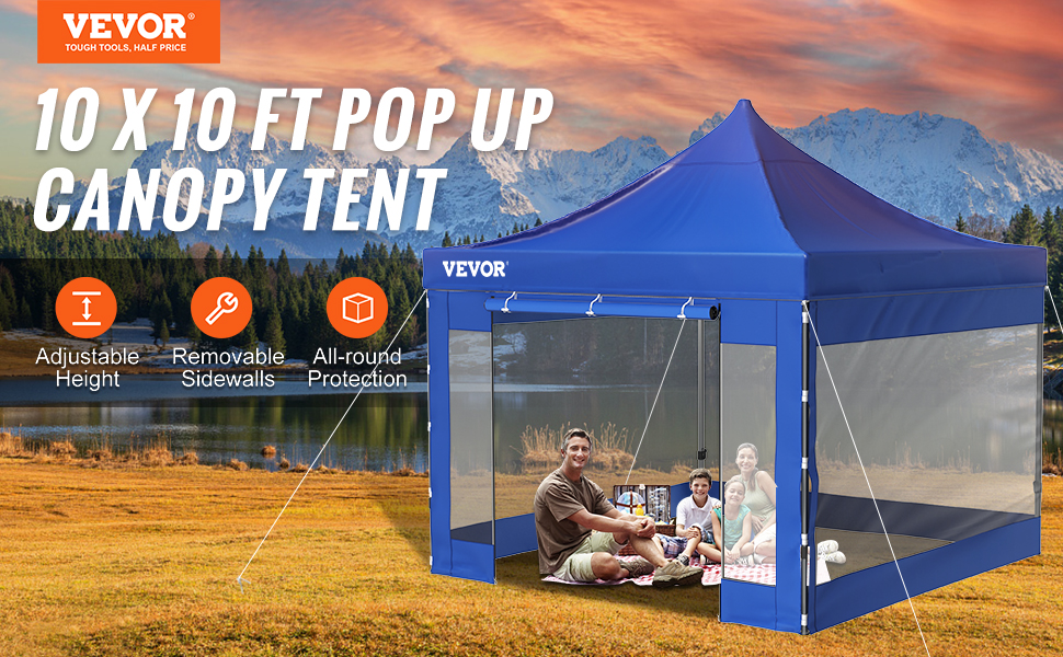 Tonnelle de Jardin 3x3m Pliable Pop Up Tente imperméable Anti-UV