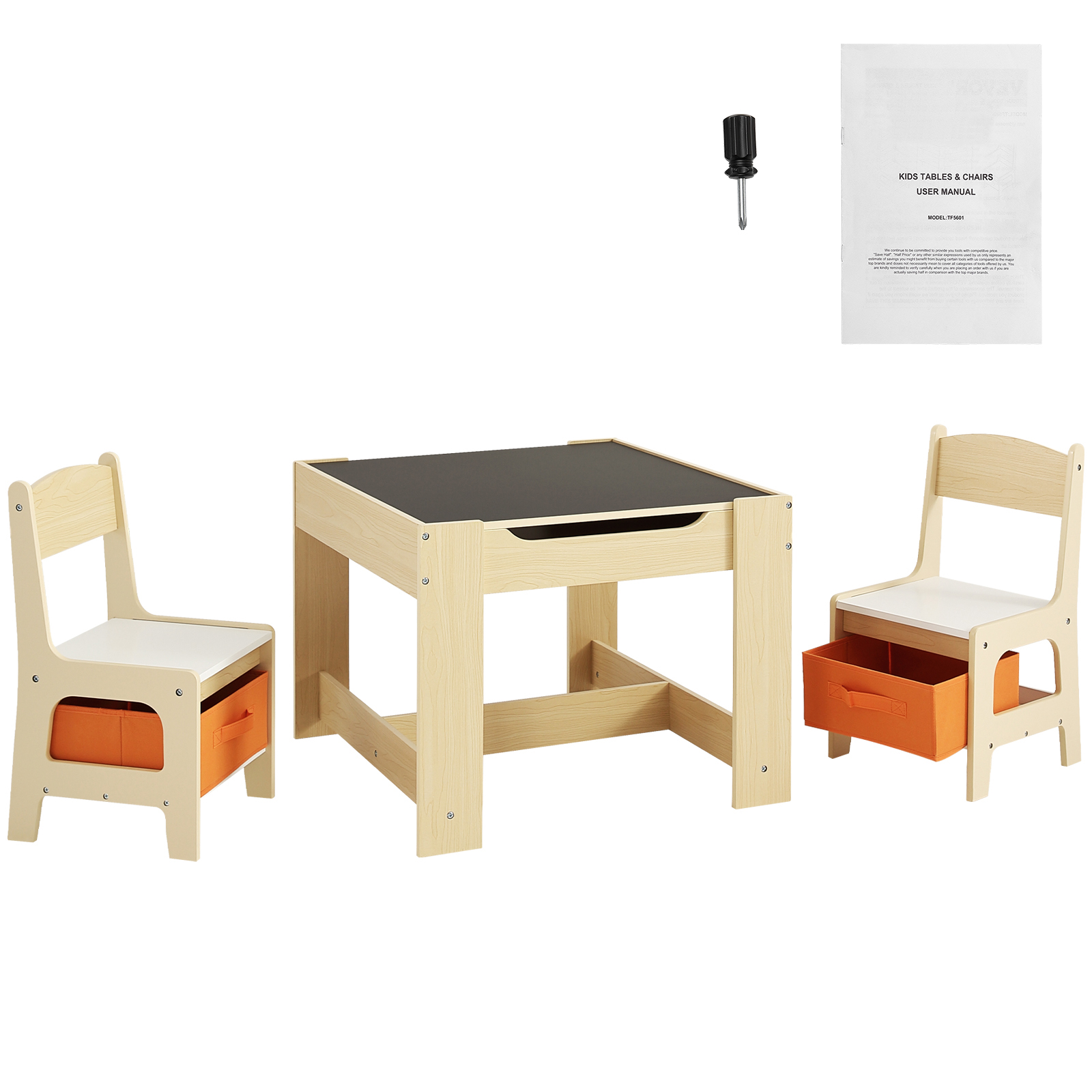 Kids Table and 2/4 Chairs/Bench Set Wooden/Toddler/Height Adjustable Craft - Picture 35 of 62