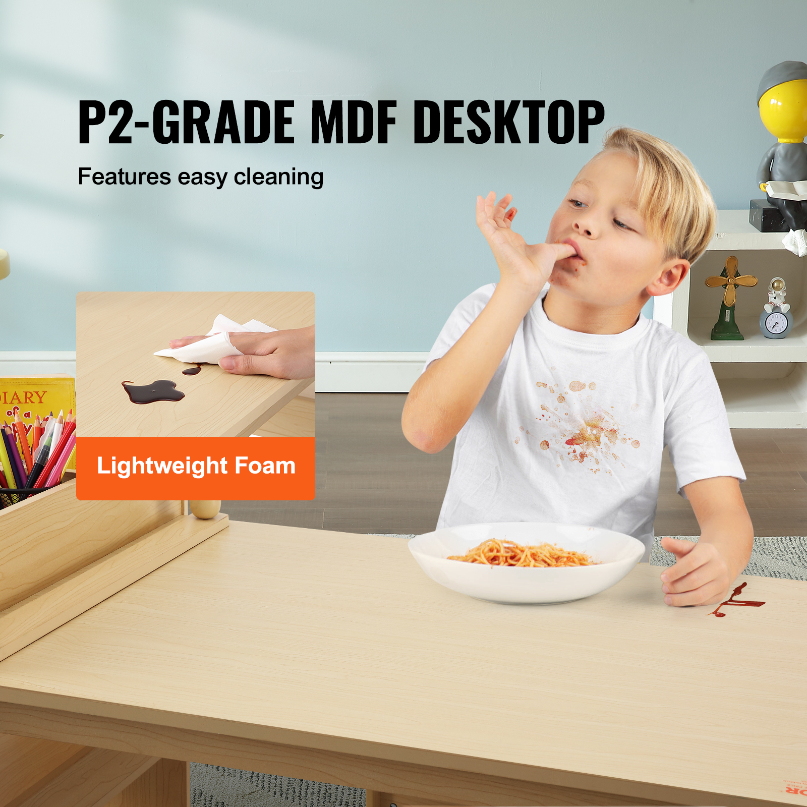 Kids Table and 2/4 Chairs/Bench Set Wooden/Toddler/Height Adjustable Craft - Picture 42 of 62