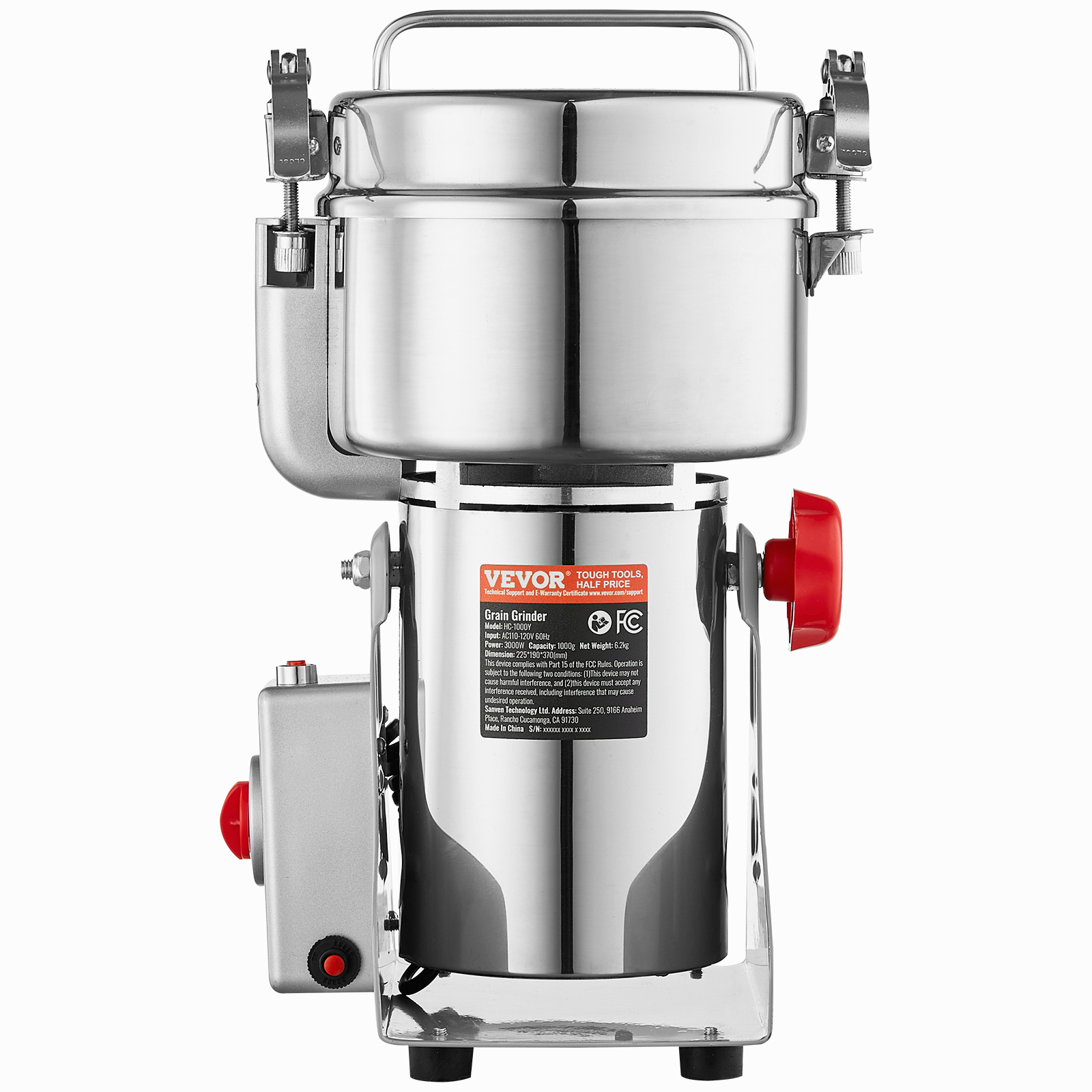 150-2500g Commercial Spice Grinder Electric Grain Mill Grinder High Speed - Picture 95 of 170