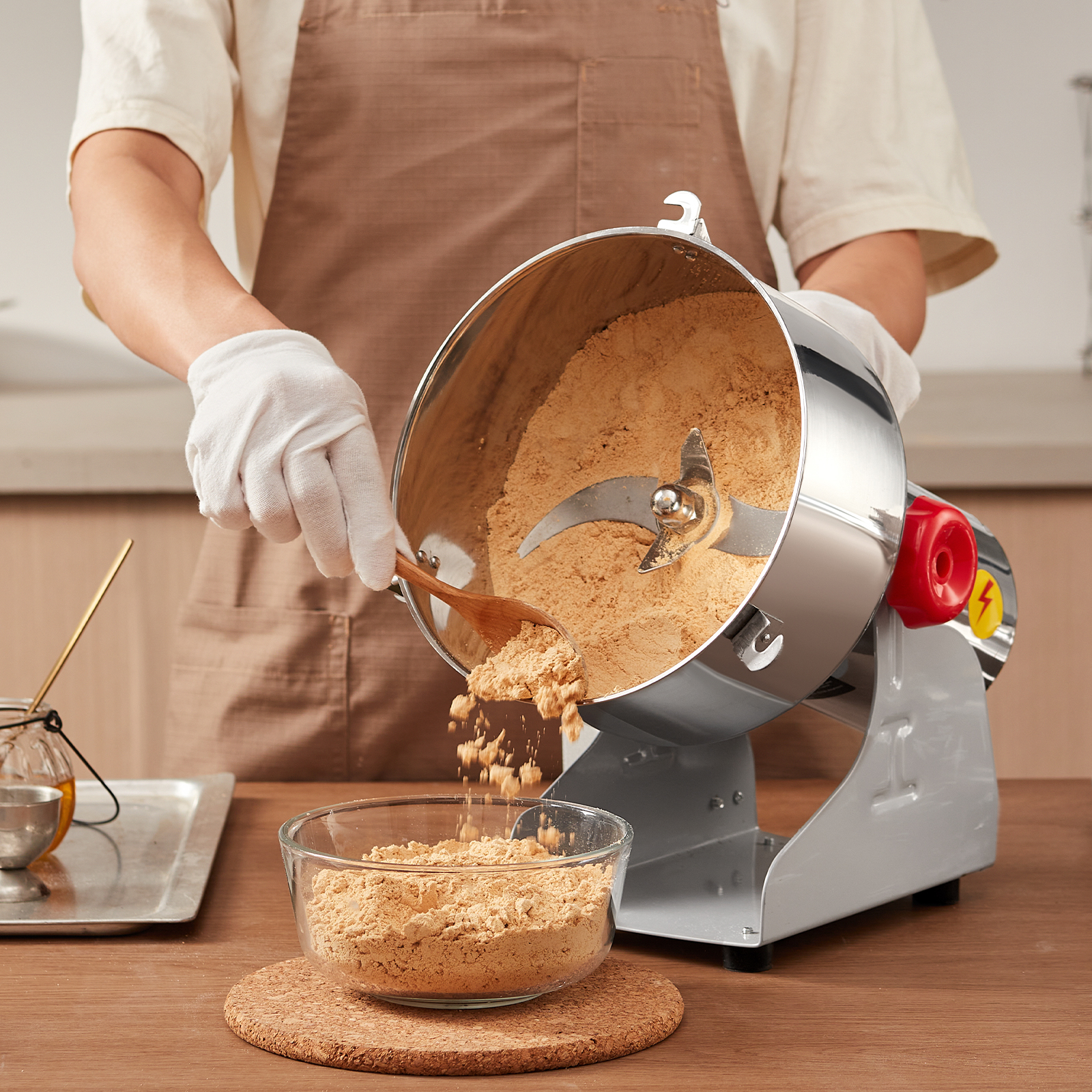 150-2500g Commercial Spice Grinder Electric Grain Mill Grinder High Speed - Picture 106 of 170