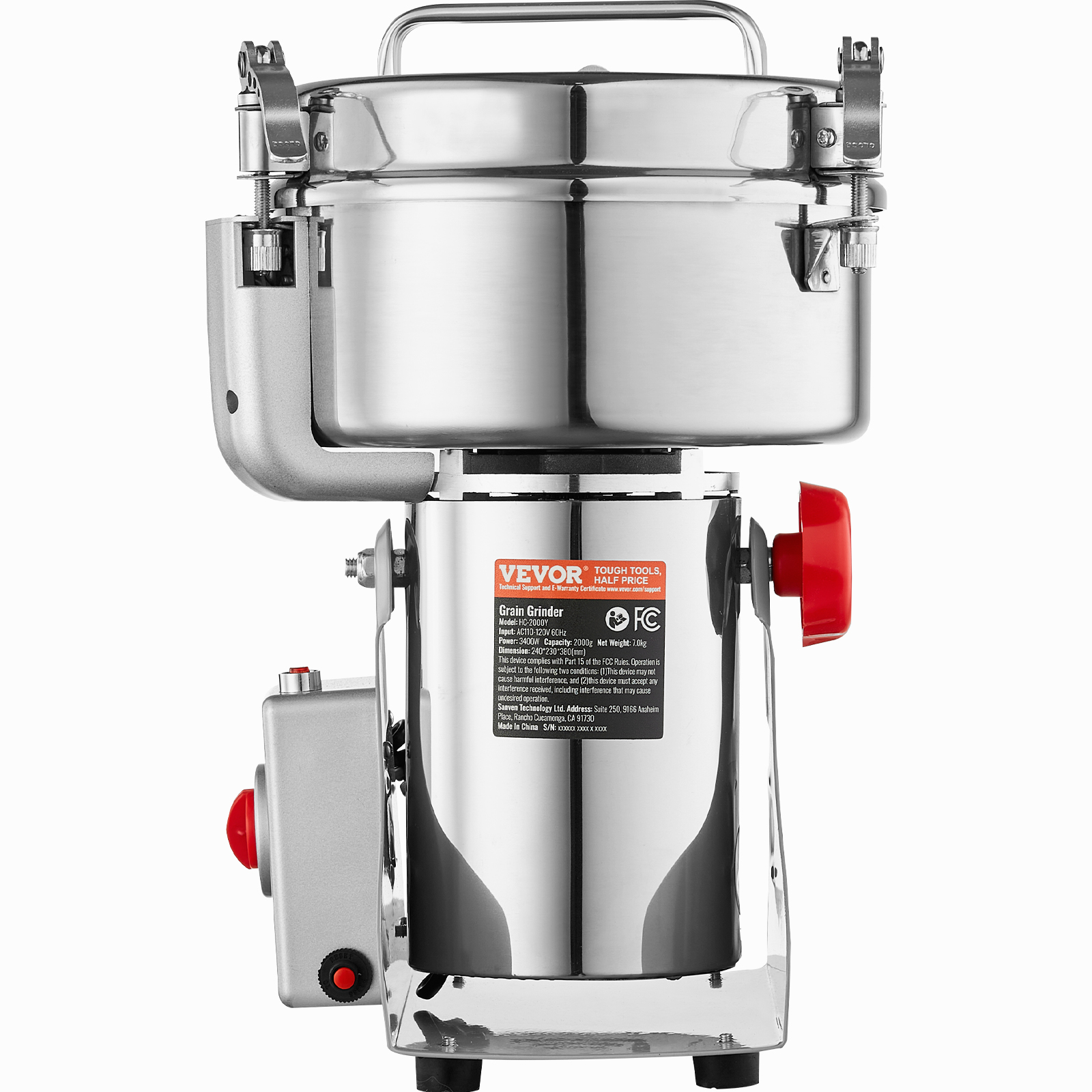 150-2500g Commercial Spice Grinder Electric Grain Mill Grinder High Speed - Picture 107 of 170