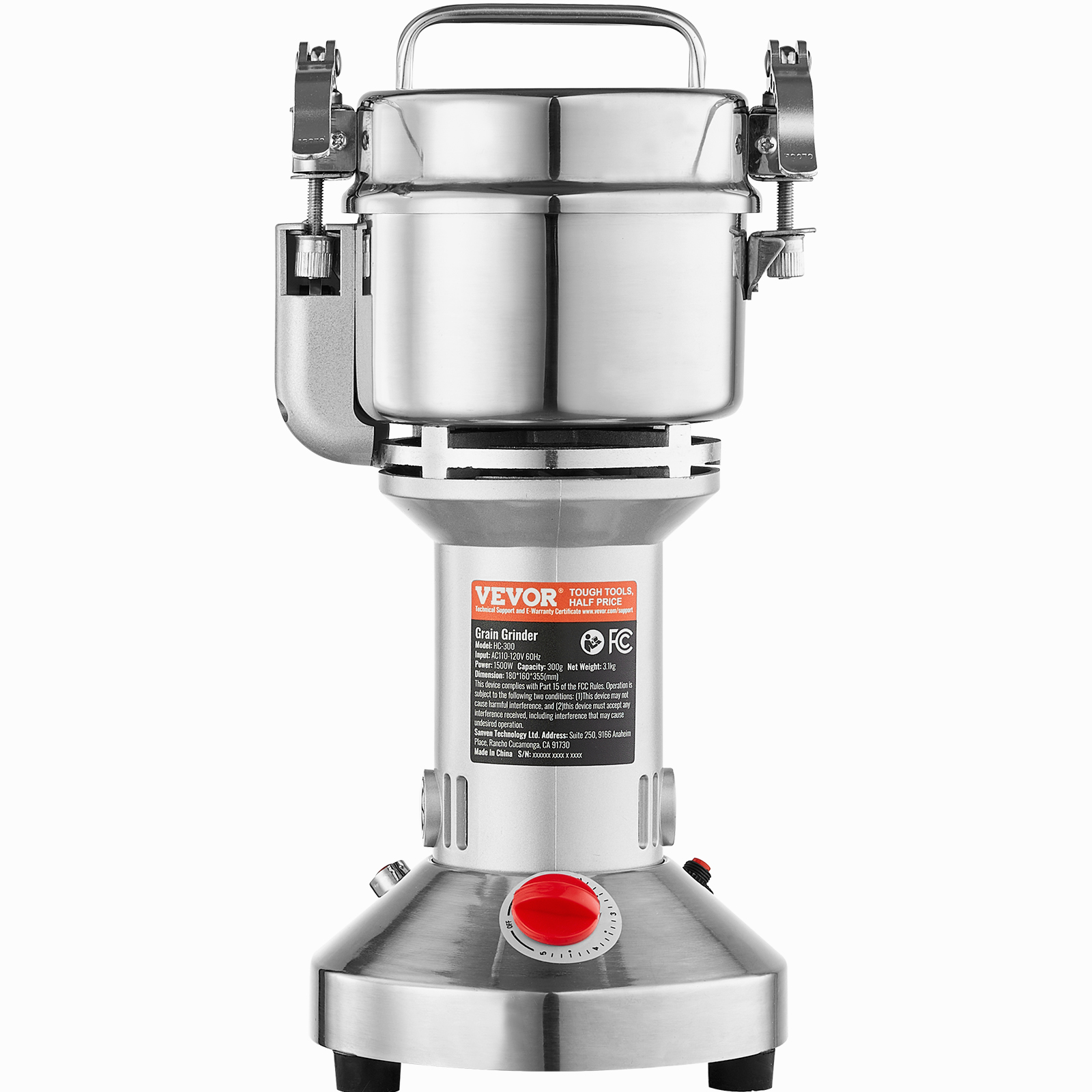 150-2500g Commercial Spice Grinder Electric Grain Mill Grinder High Speed - Picture 23 of 170