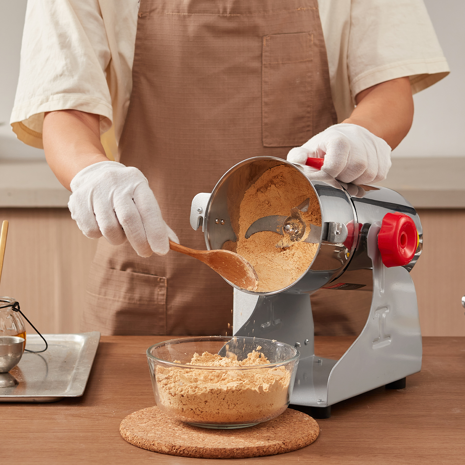 150-2500g Commercial Spice Grinder Electric Grain Mill Grinder High Speed - Picture 58 of 170