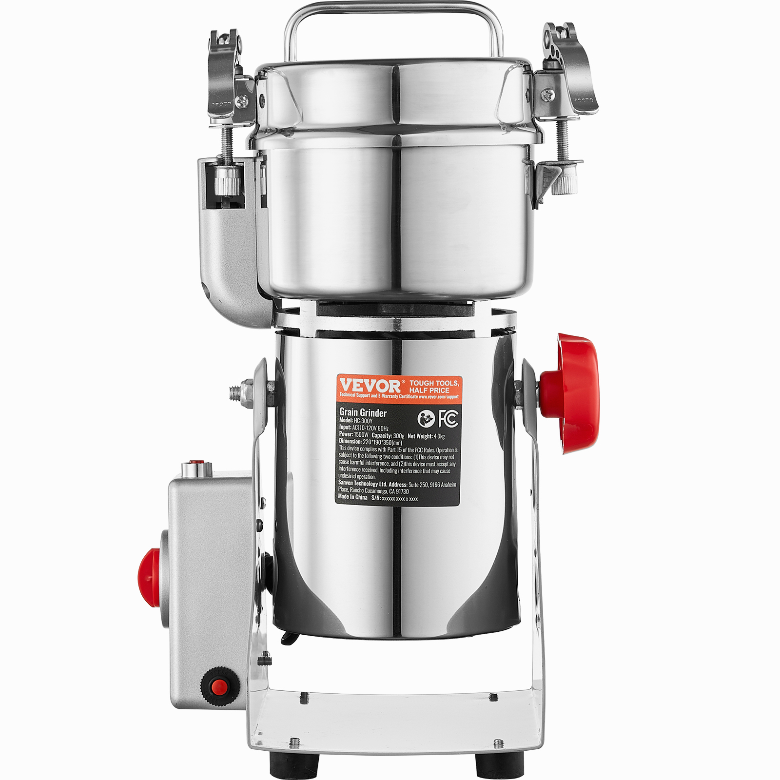 150-2500g Commercial Spice Grinder Electric Grain Mill Grinder High Speed - Picture 59 of 170