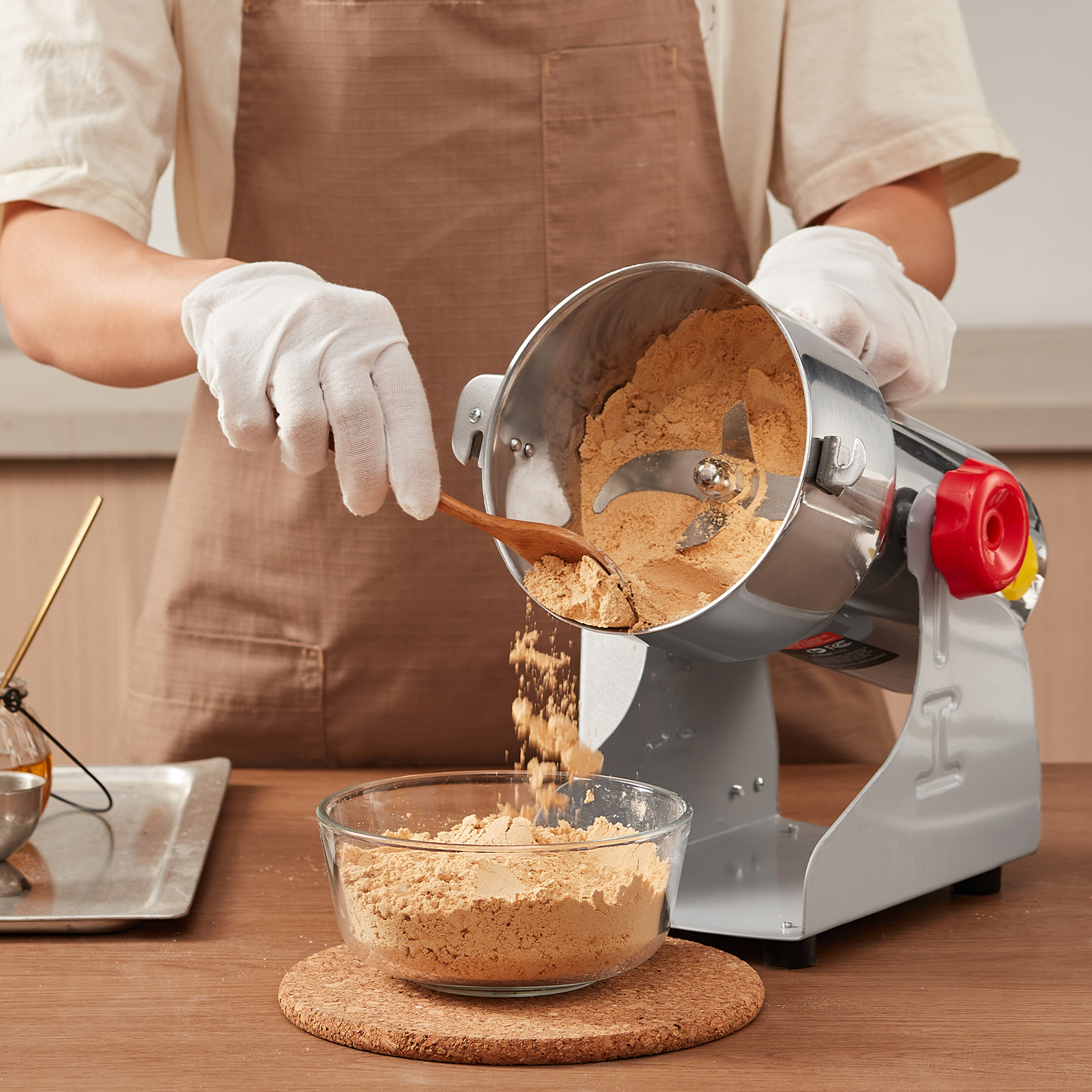 150-2500g Commercial Spice Grinder Electric Grain Mill Grinder High Speed - Picture 70 of 170