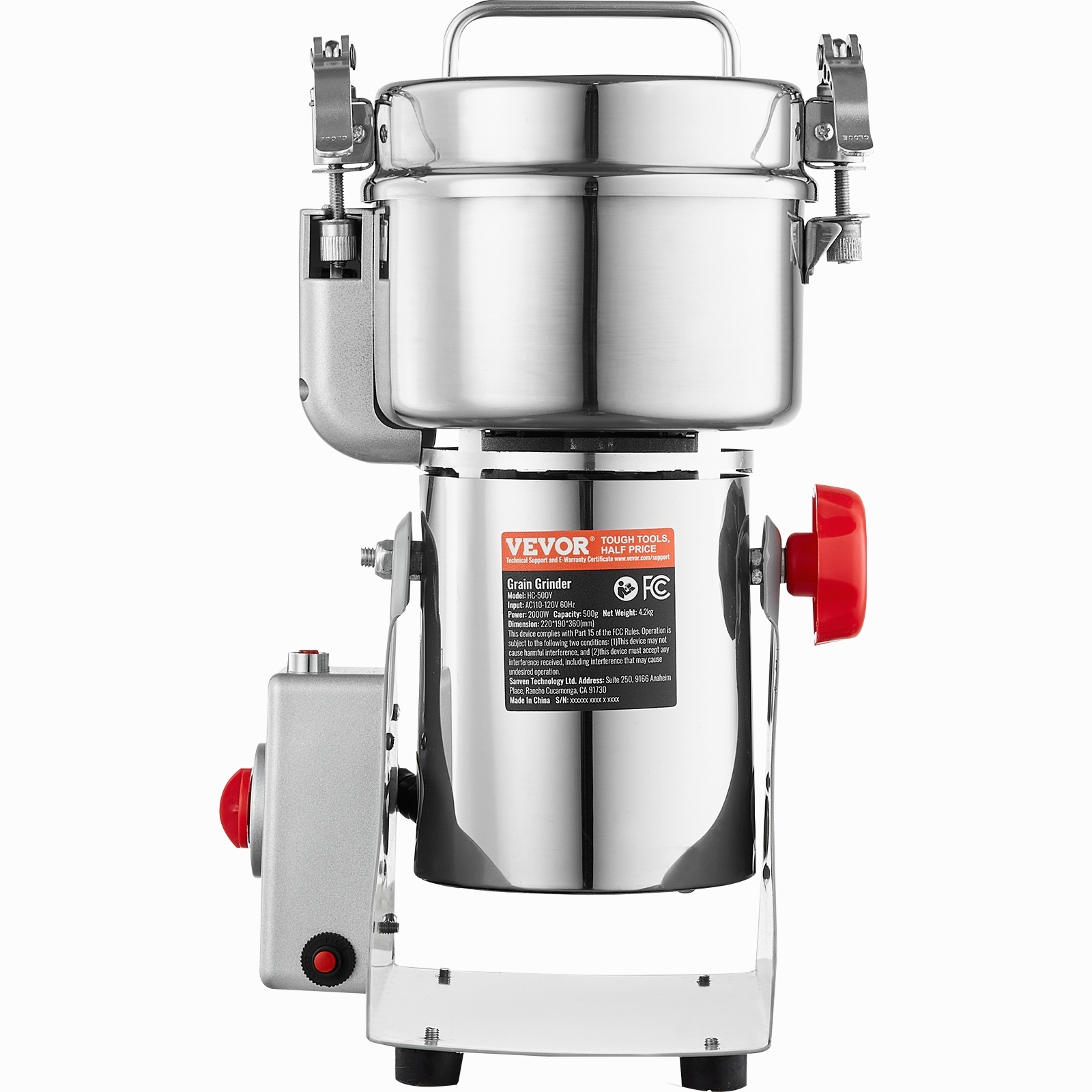 150-2500g Commercial Spice Grinder Electric Grain Mill Grinder High Speed - Picture 71 of 170