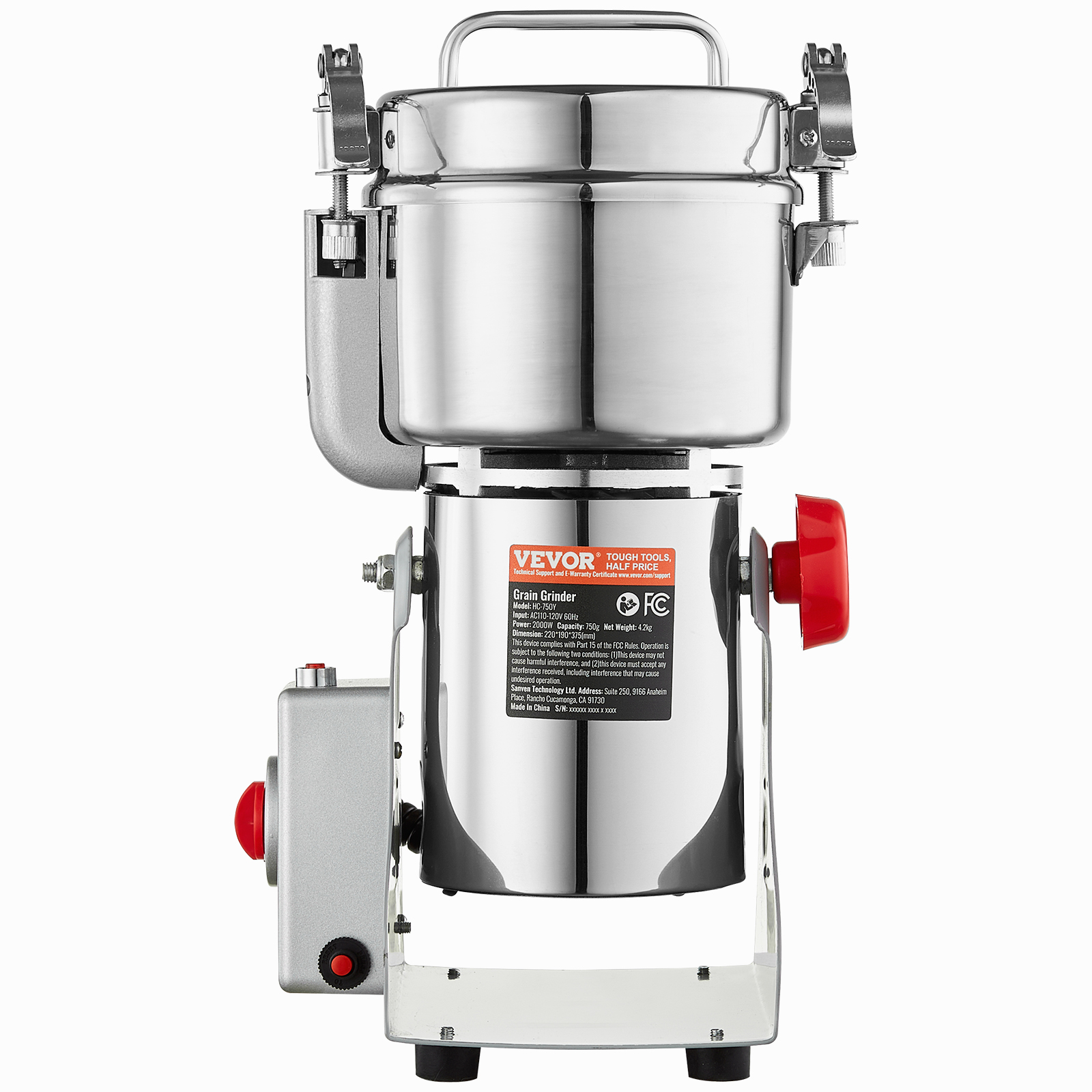 150-2500g Commercial Spice Grinder Electric Grain Mill Grinder High Speed - Picture 83 of 170