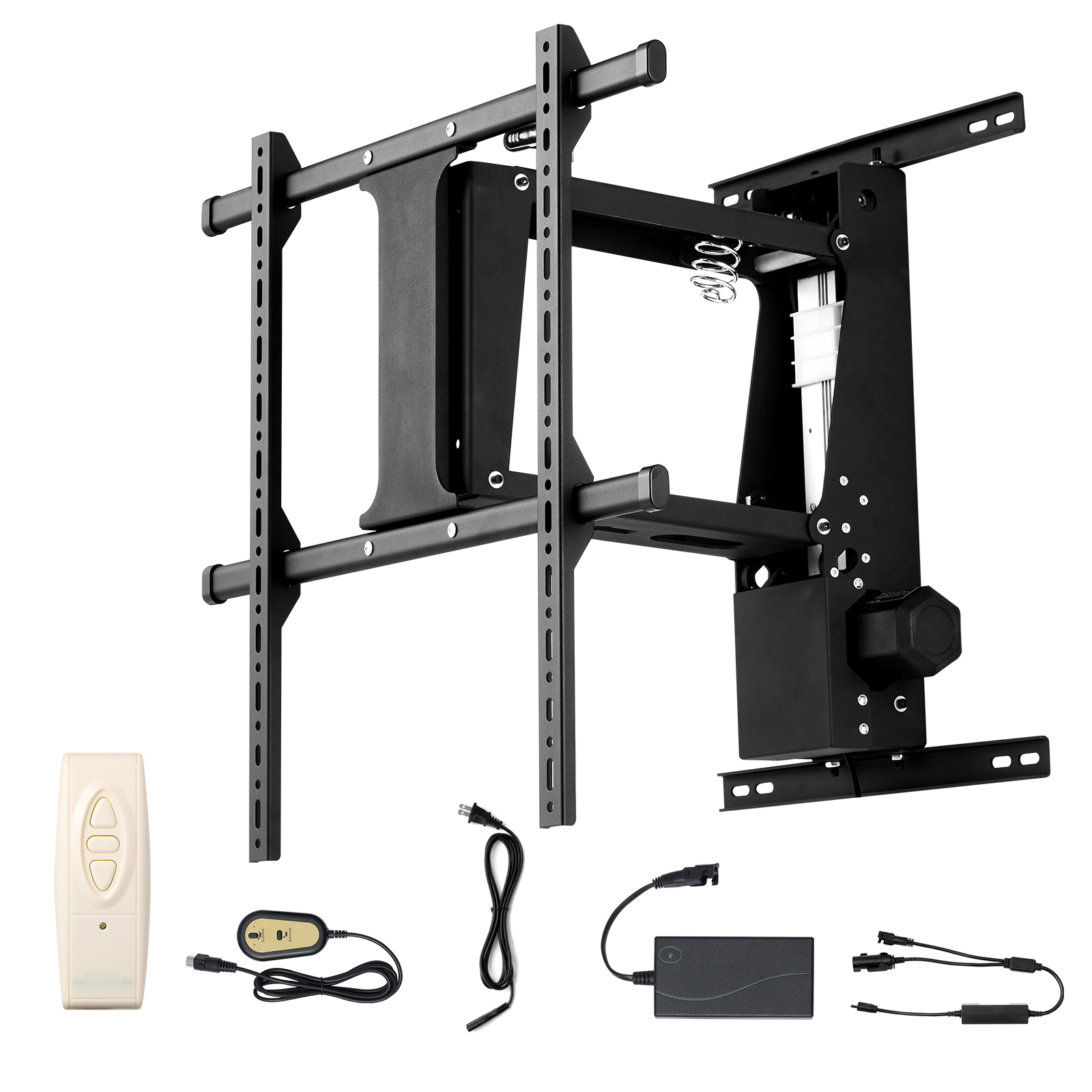 Motorized Ceiling/Wall Mount/Lift TV Mount for 32-55/65/70in Screen Adjustable - Picture 20 of 81