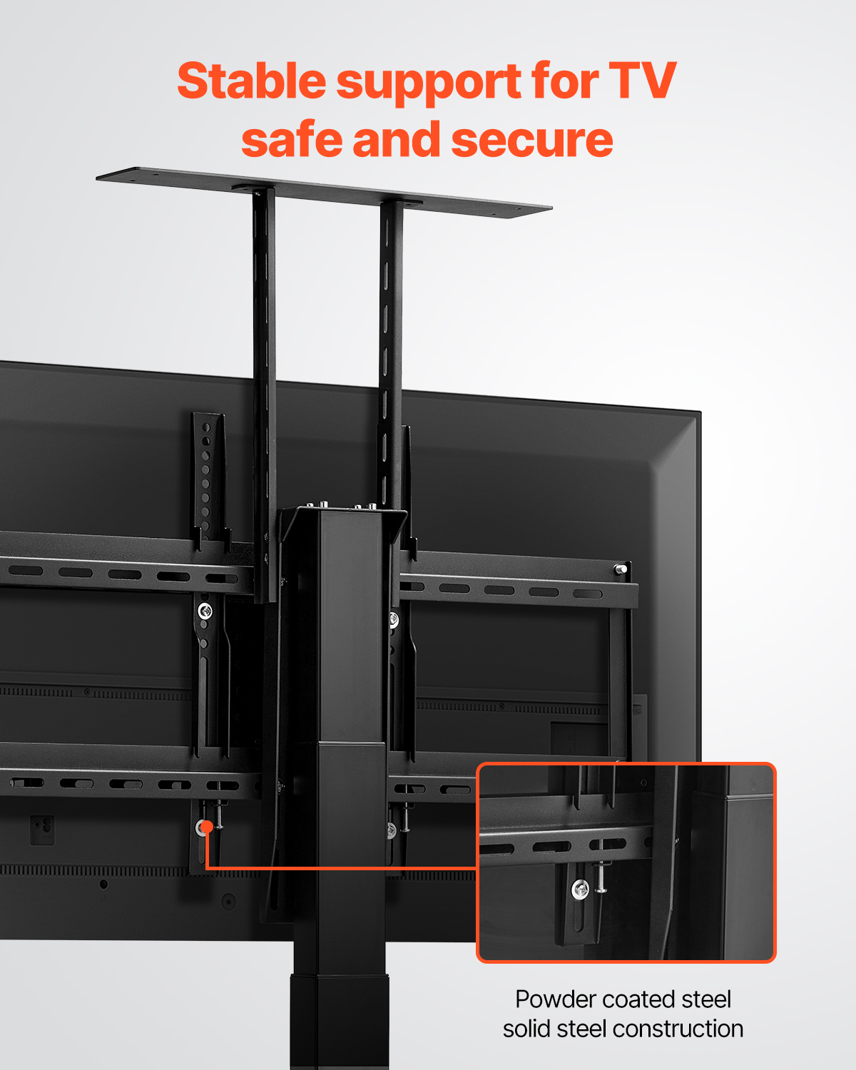Motorized Ceiling/Wall Mount/Lift TV Mount for 32-55/65/70in Screen Adjustable - Picture 73 of 81