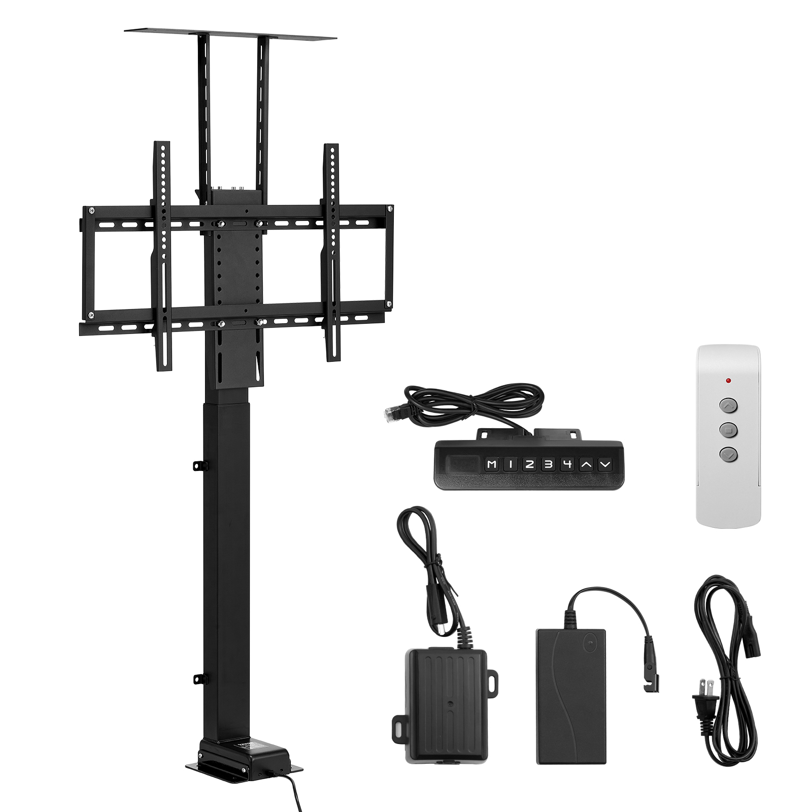 Motorized Ceiling/Wall Mount/Lift TV Mount for 32-55/65/70in Screen Adjustable - Picture 78 of 81