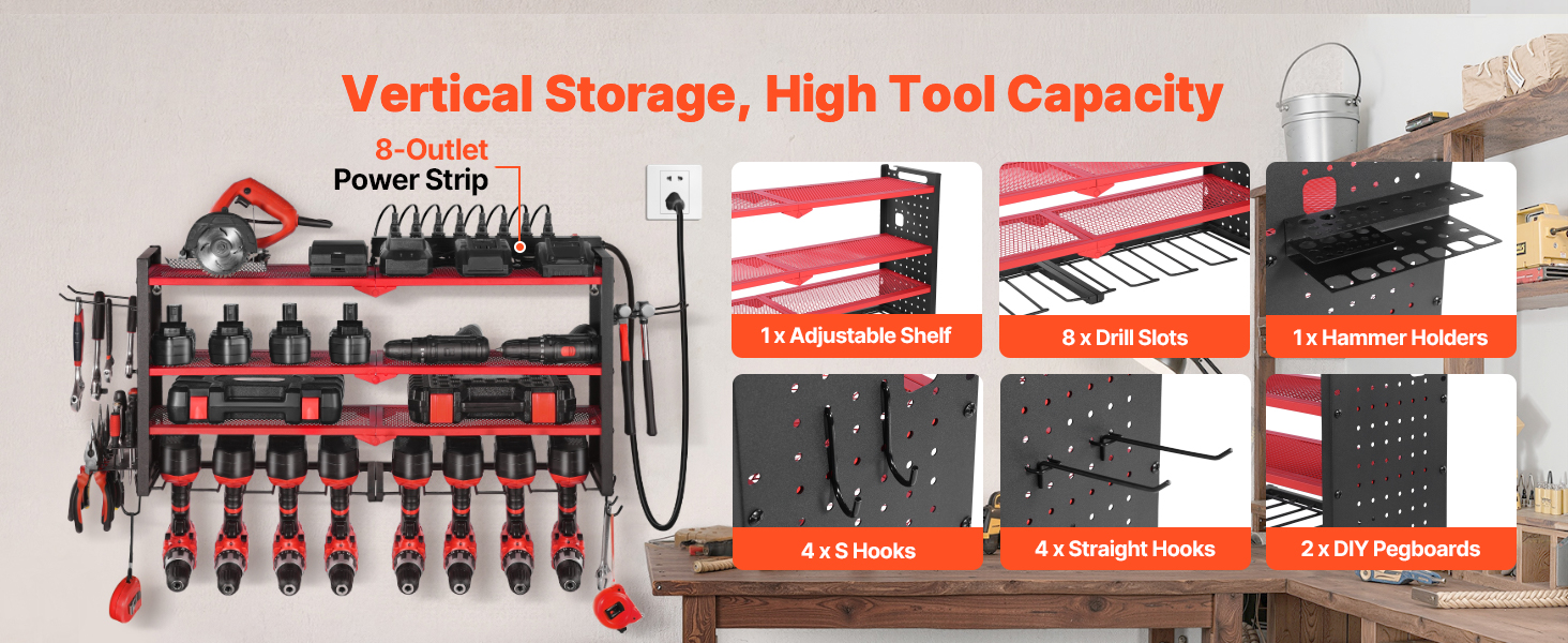 tiered tool storage layout