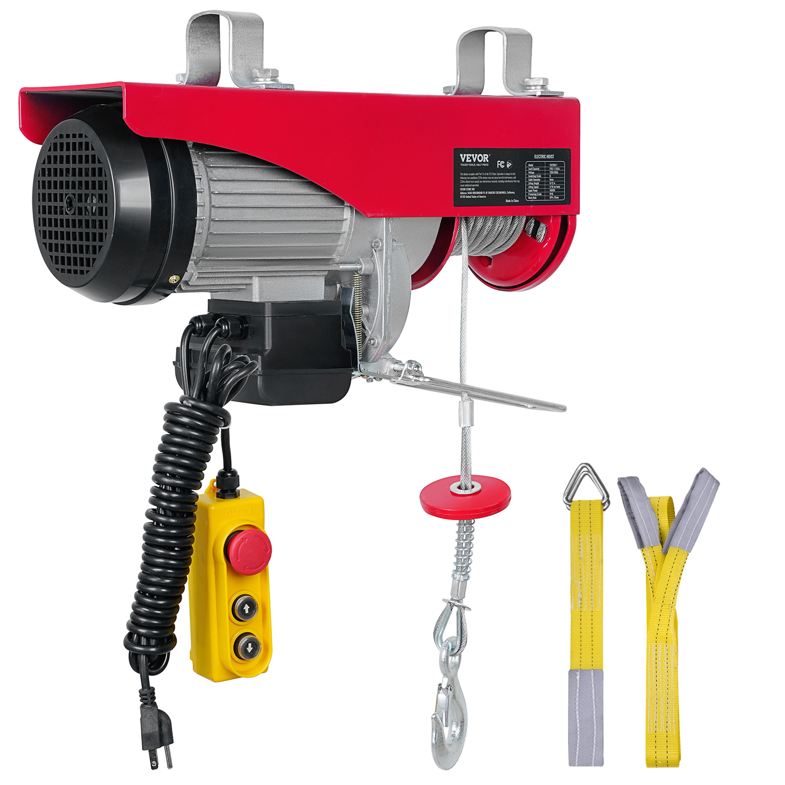 VEVOR 2600 lbs Winch Confined Space Tripod Kit, Confined Space Tripod 8' Legs an