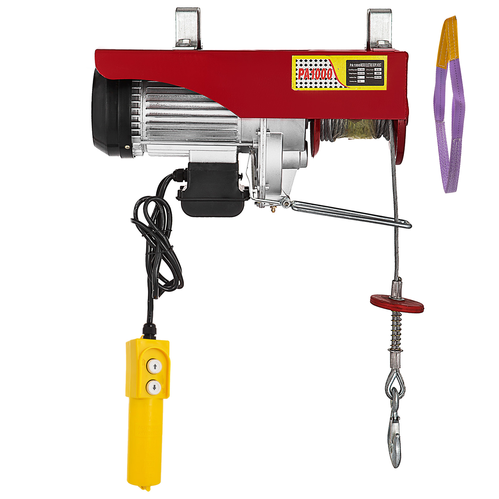 VEVOR VEVOR Electric Hoist Electric Winch 1000kg with 18m Wire Rope