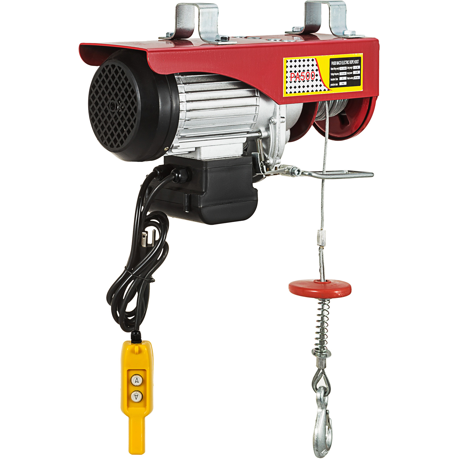 Lift electric hoist,1100 lbs/500 kg,39.4 ft/12 m