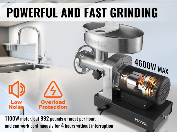 12 Heavy Duty Electric Grinder