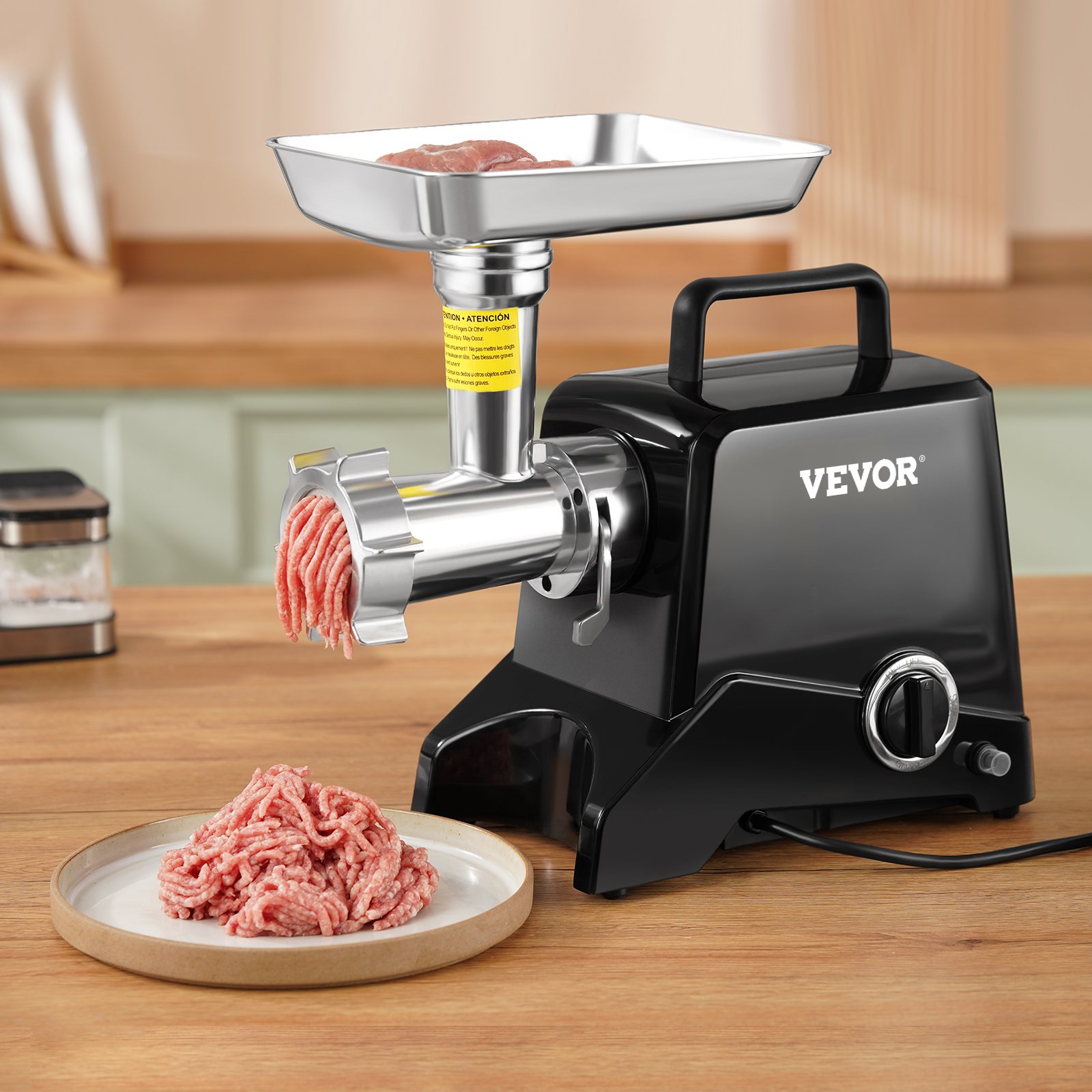 VEVOR Electric Commercial Meat Grinder 396/498/992lb/H Heavy Duty Sausage Maker