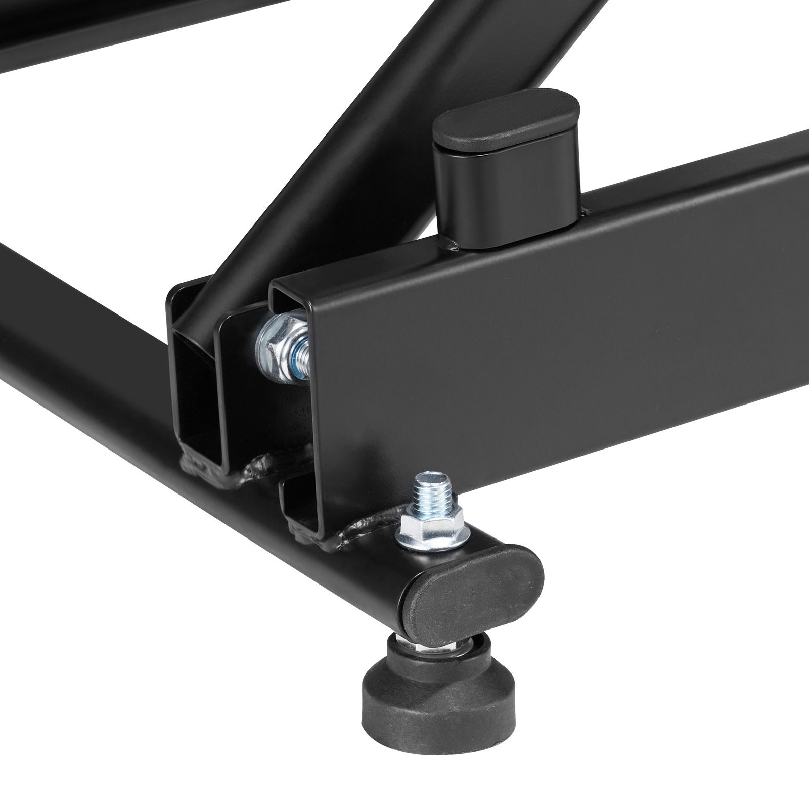 28" Electric Lift Table Single Scissor Electric Lifting Platform 330 lbs 4 Wheel