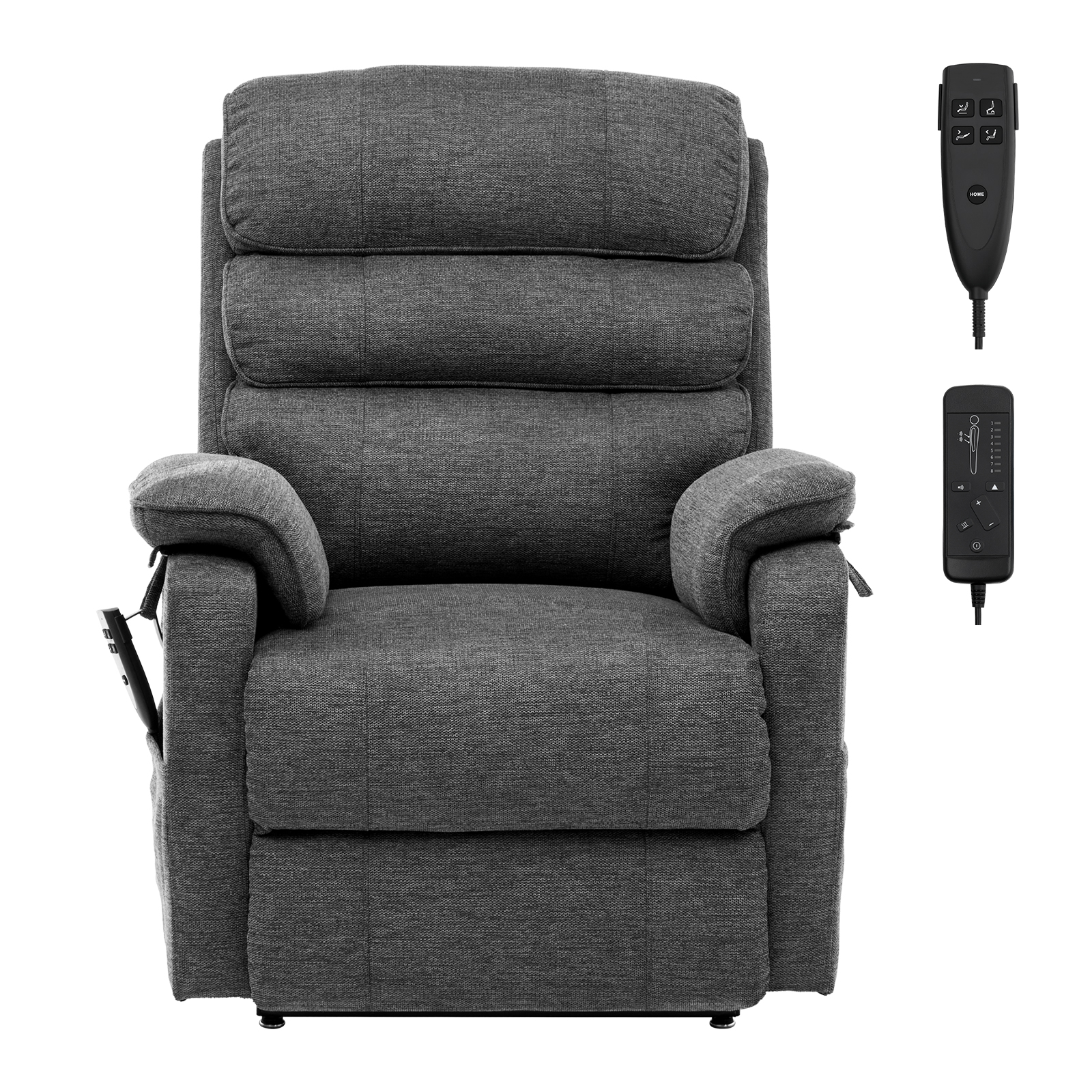 Power Lift Recliner Chair for Elderly Heat and Massage Electric Recliner Medium