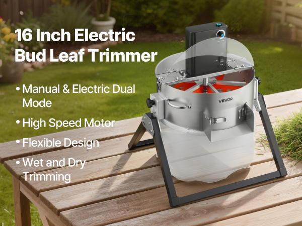 VEVOR Effeuilleuse Manuelle 37 Cm Coupe-bourgeons Lame Acier