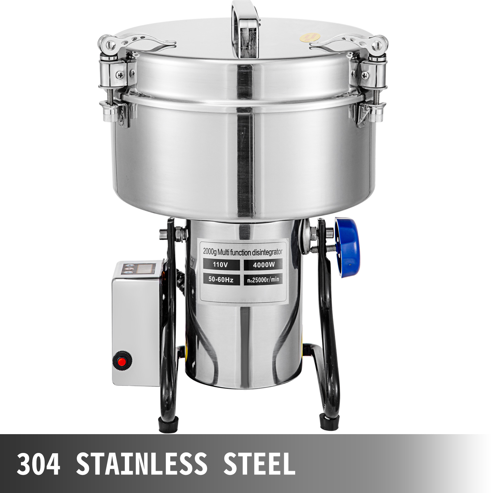 VEVOR Vevor 2000g Electric Herb Grain Mill Grinder 4500w Wheat Machine