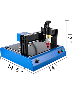 400W Electric Metal Marking Engraving Machine 200x150mm 50mm/s Nameplate 110V US 