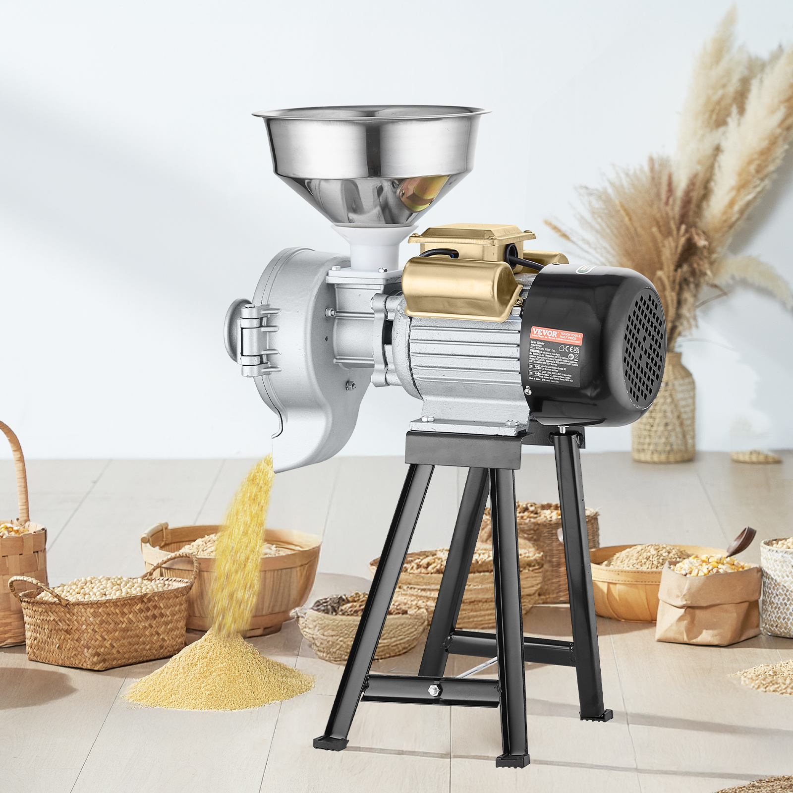 150-2500g Commercial Spice Grinder Electric Grain Mill Grinder High Speed - Picture 142 of 170