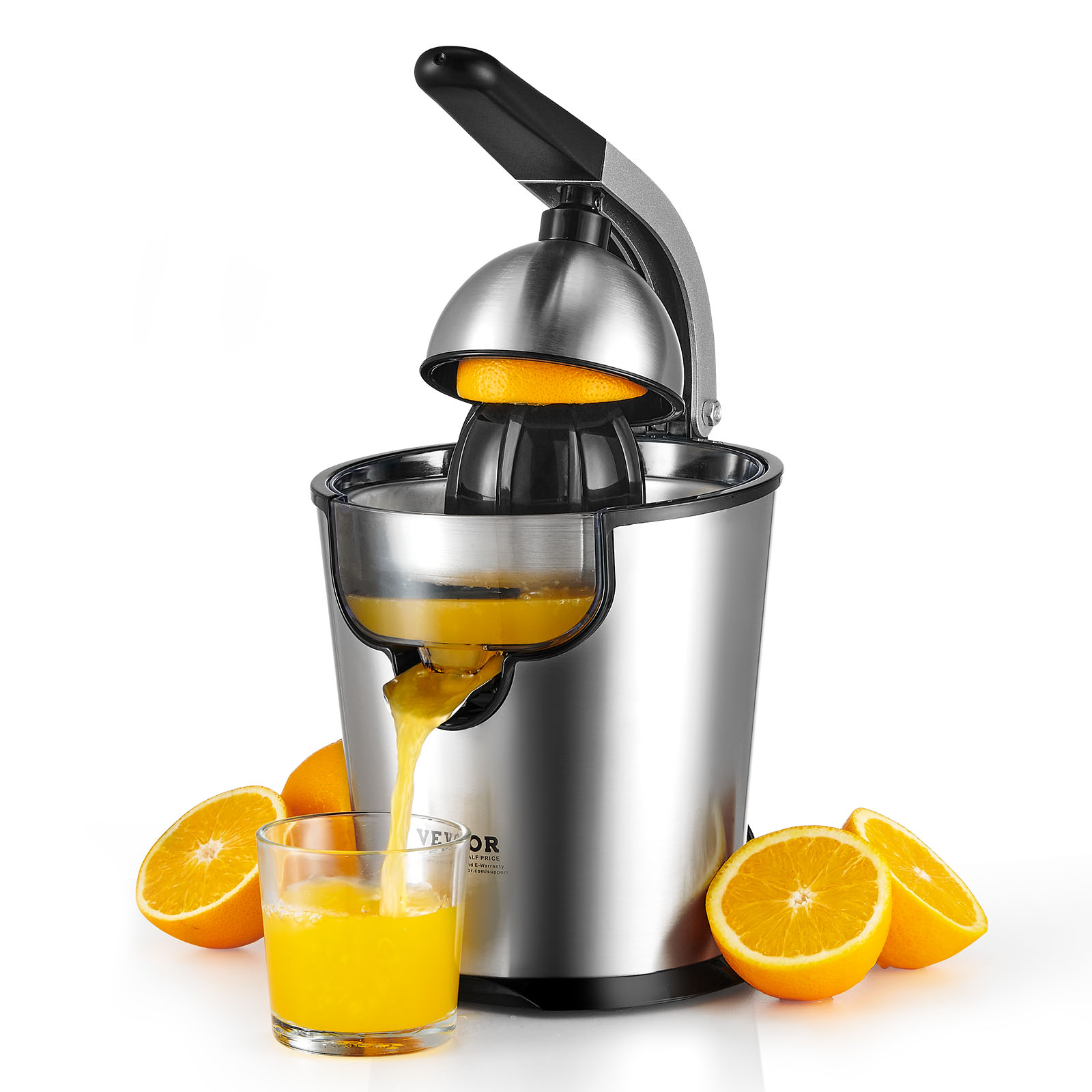 Electric Citrus Juicer,2 Cones,300W