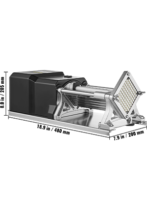  ElectricFrench Fry Cutter Stainless Steel