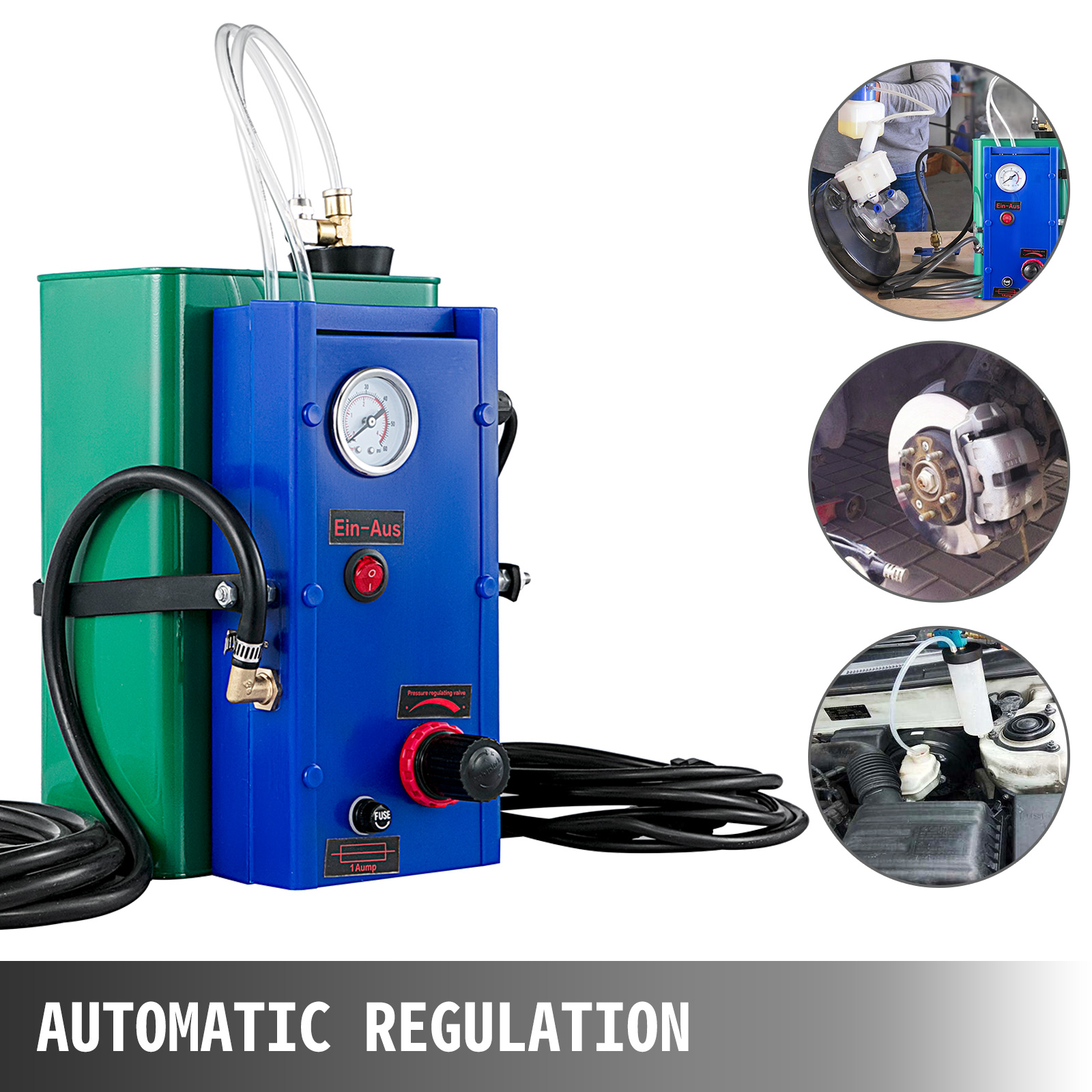 Electric Brake Bleeding Device Brake Bleeder Kit 5l Container Brake