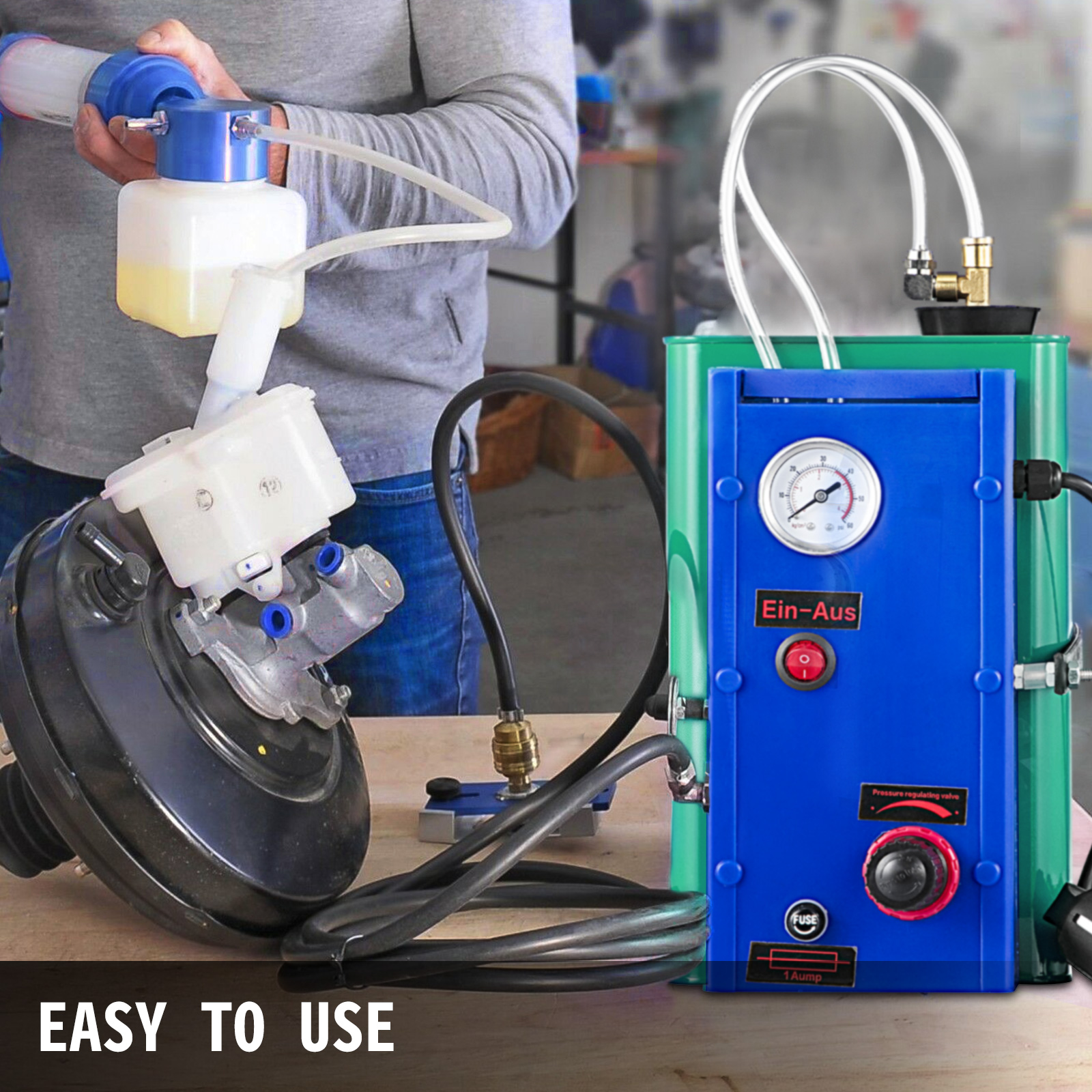 VEVOR Electric Brake Bleeding Device Brake Bleeder Kit 5l Container