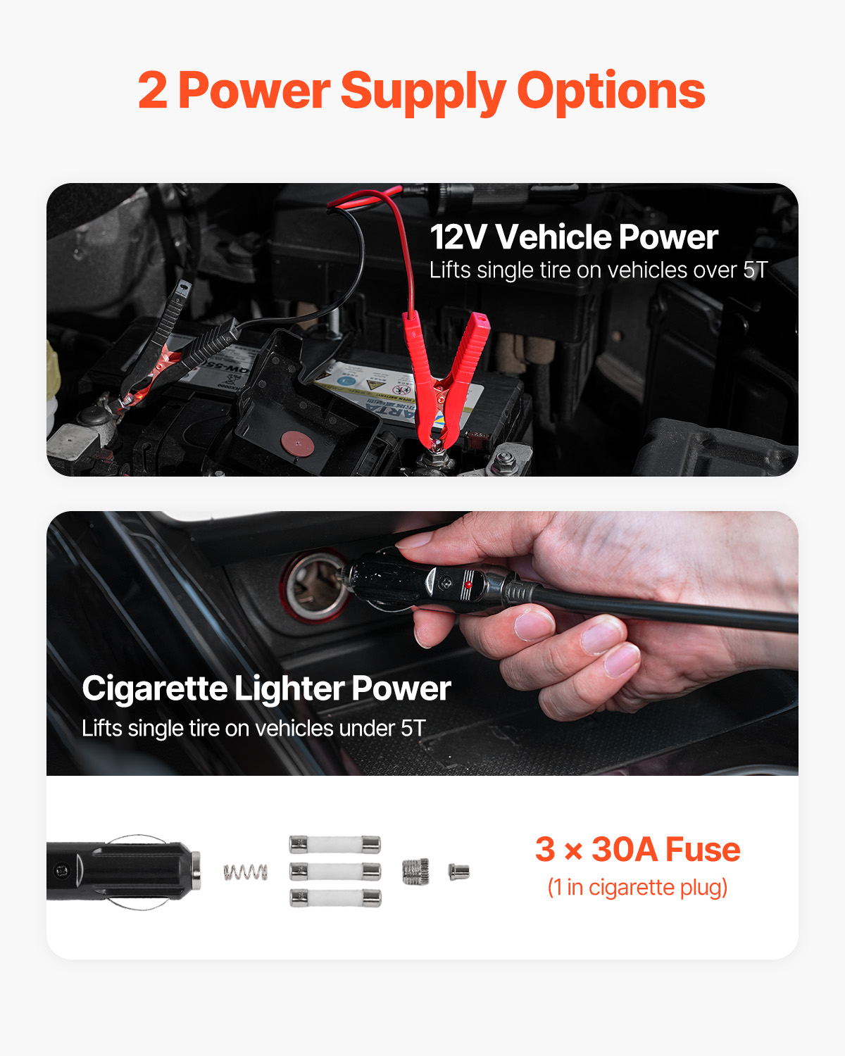 Electric Car Jack 5/15T Portable Jack Kit w/Impact Wrench and Remote Control - Picture 30 of 80