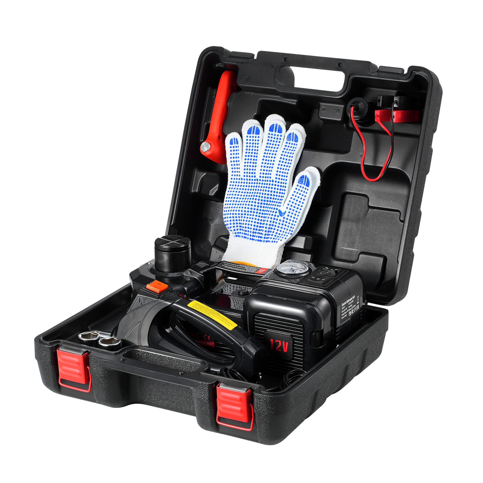 Electric Car Jack 5/15T Portable Jack Kit w/Impact Wrench and Remote Control - Picture 35 of 80