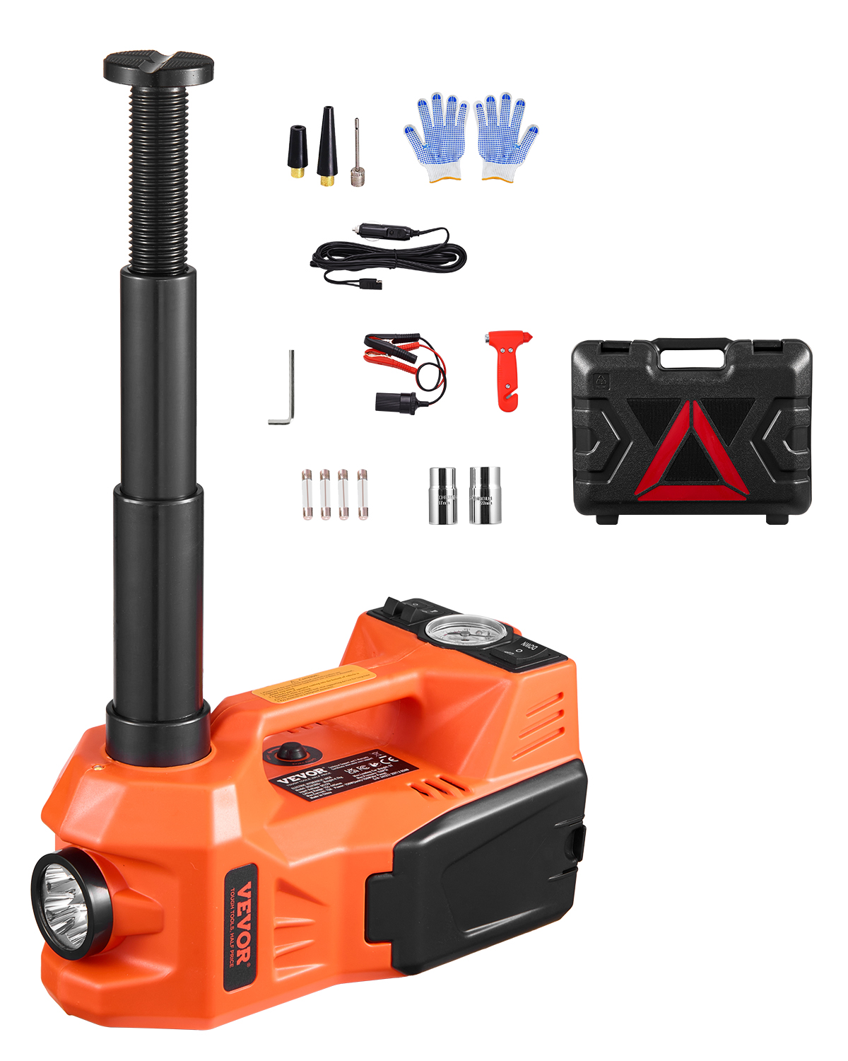 Electric Car Jack 5/15T Portable Jack Kit w/Impact Wrench and Remote Control - Picture 60 of 80