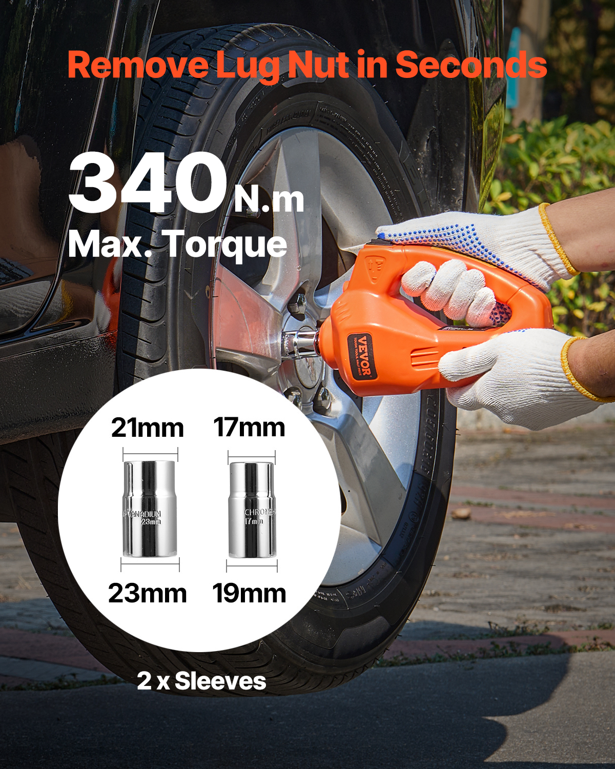 Electric Car Jack 5/15T Portable Jack Kit w/Impact Wrench and Remote Control - Picture 76 of 80