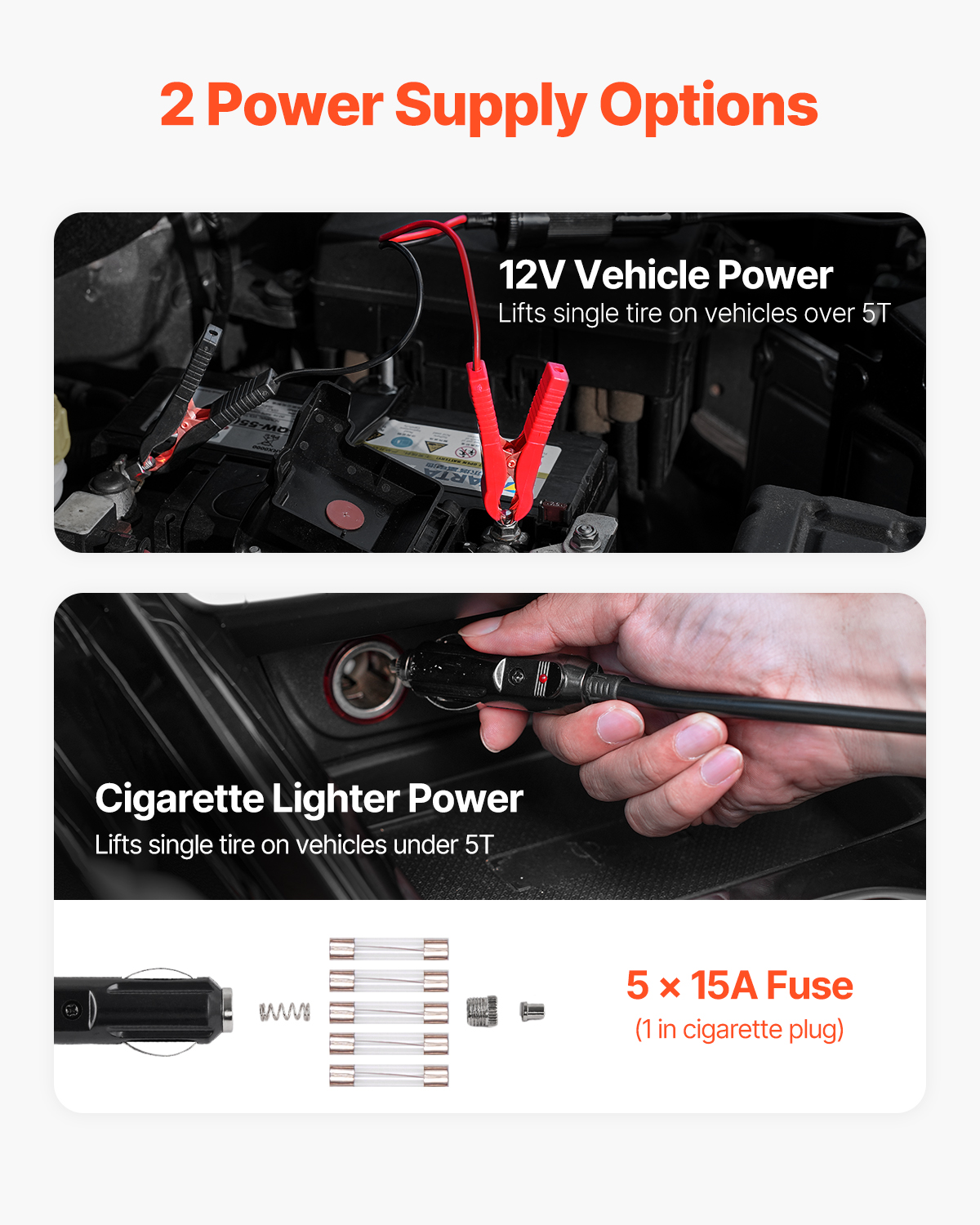 Electric Car Jack 5/15T Portable Jack Kit w/Impact Wrench and Remote Control - Picture 77 of 80