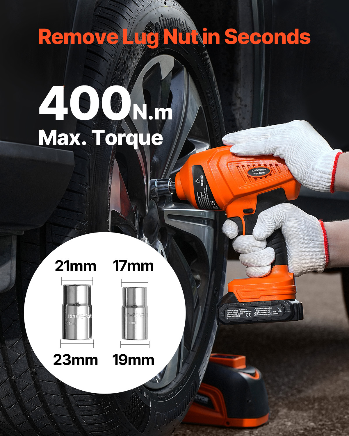 Electric Car Jack 5/15T Portable Jack Kit w/Impact Wrench and Remote Control - Picture 40 of 80