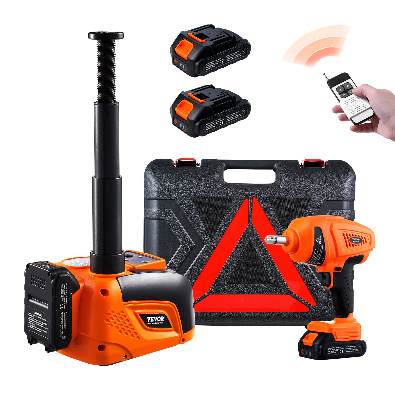 Electric Car Jack 5/15T Portable Jack Kit w/Impact Wrench and Remote Control - Picture 47 of 80