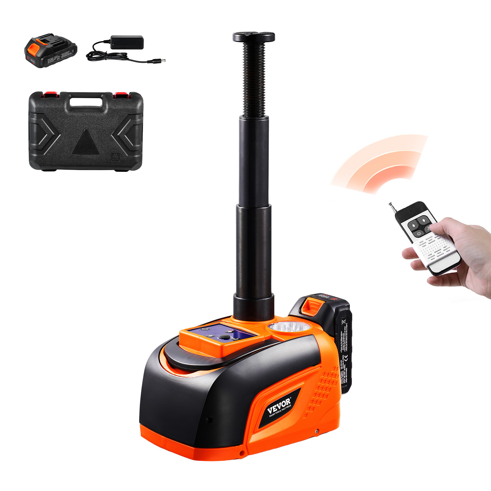 Electric Car Jack 5/15T Portable Jack Kit w/Impact Wrench and Remote Control - Picture 13 of 80