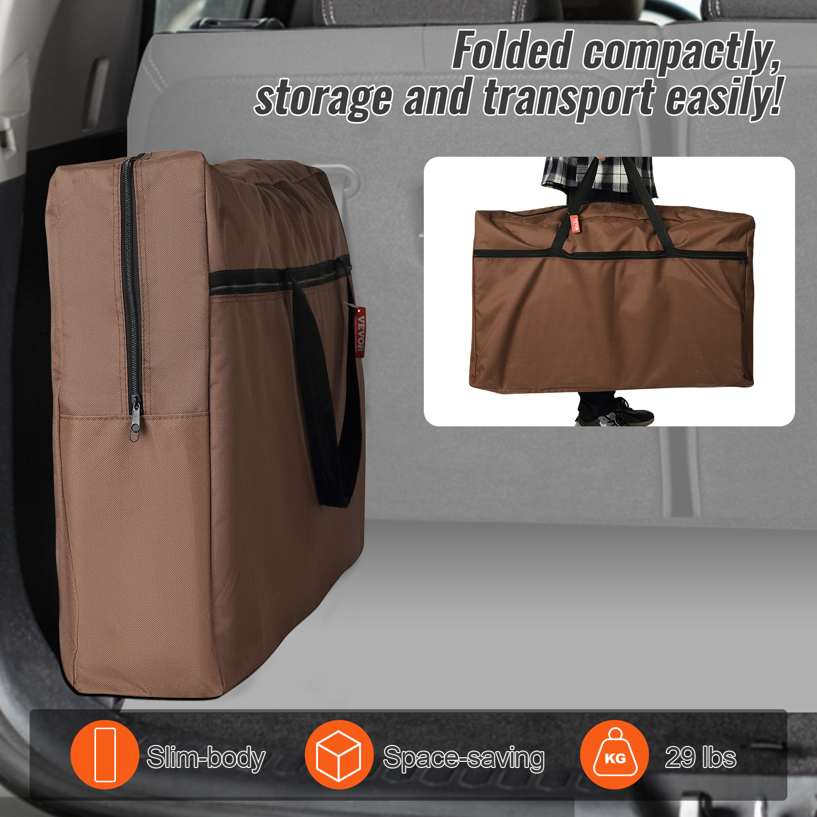 Borsa Portatile Da Campeggio Per WC Chimico Da 5,3 Galloni, Custodia Da Trasporto In Tessuto Oxford Per Camper, Roulotte E Viaggi