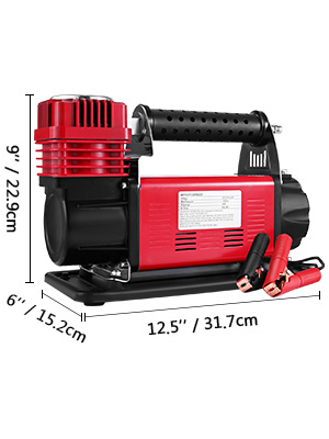 URCERI Compresseur Gonfleur de pneus 3 en 1 (220v/Batterie/12v Allume  cigare) voiture motos matelas 