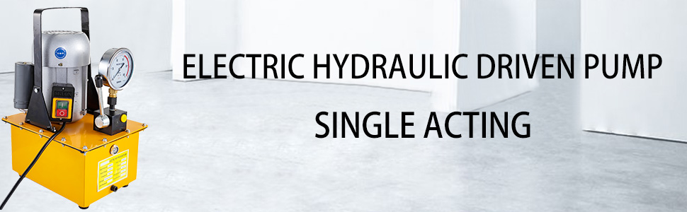 Simple Action Pompe Hydraulique électrique Single Acting 70MPA 10000PSI 