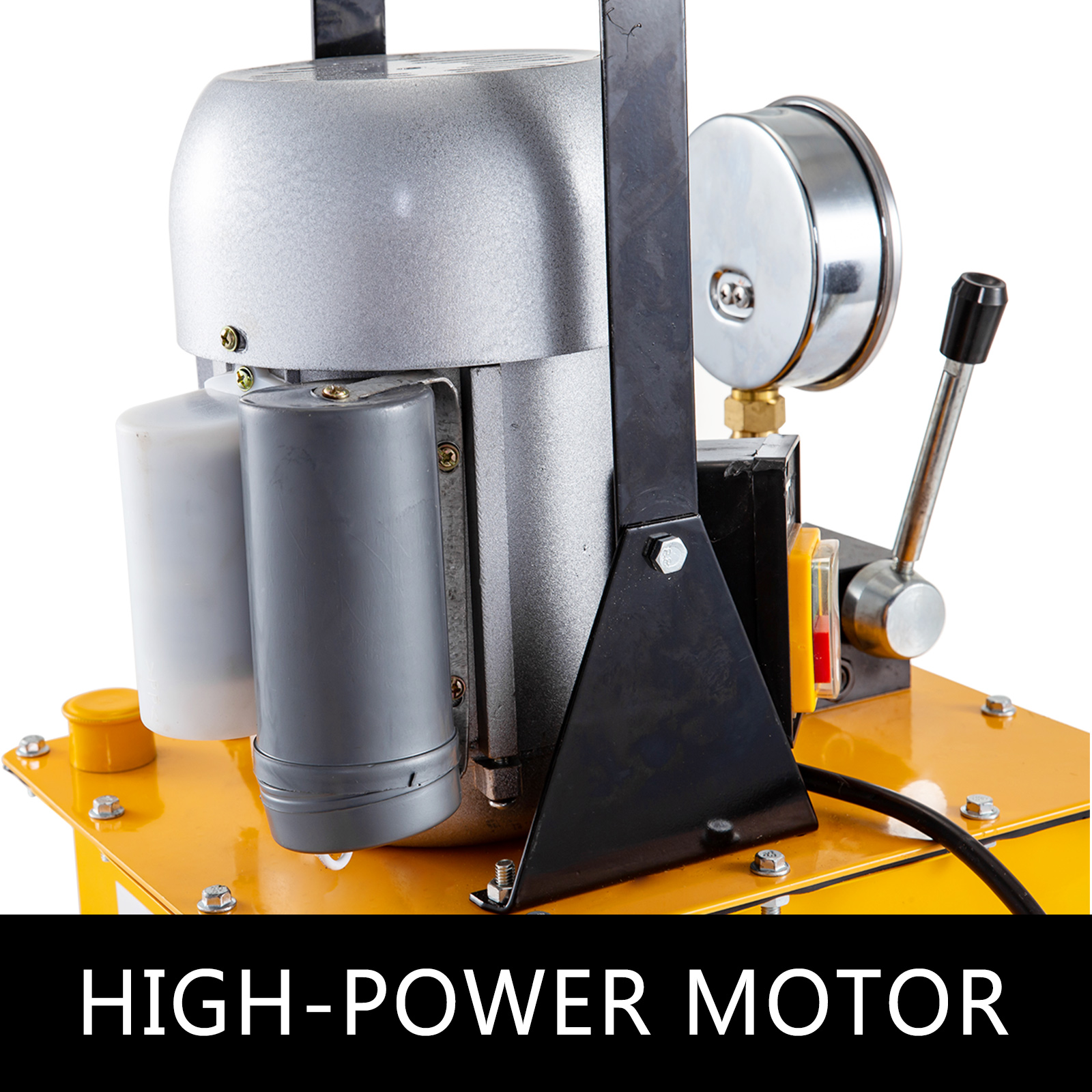 Electric Hydraulic Pump Single Acting Manual Valve 10000 PSI 8L Oil Capacity 