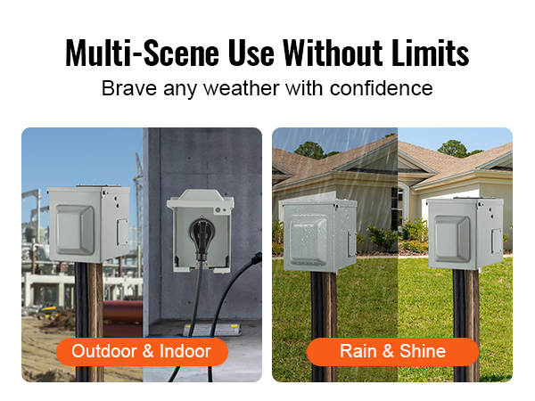 RV Power Outlet Box – Indoor/Outdoor 50 Amp 125-Volt/250-Volt Receptacle (DGNRV50A1450RJD0NV0)