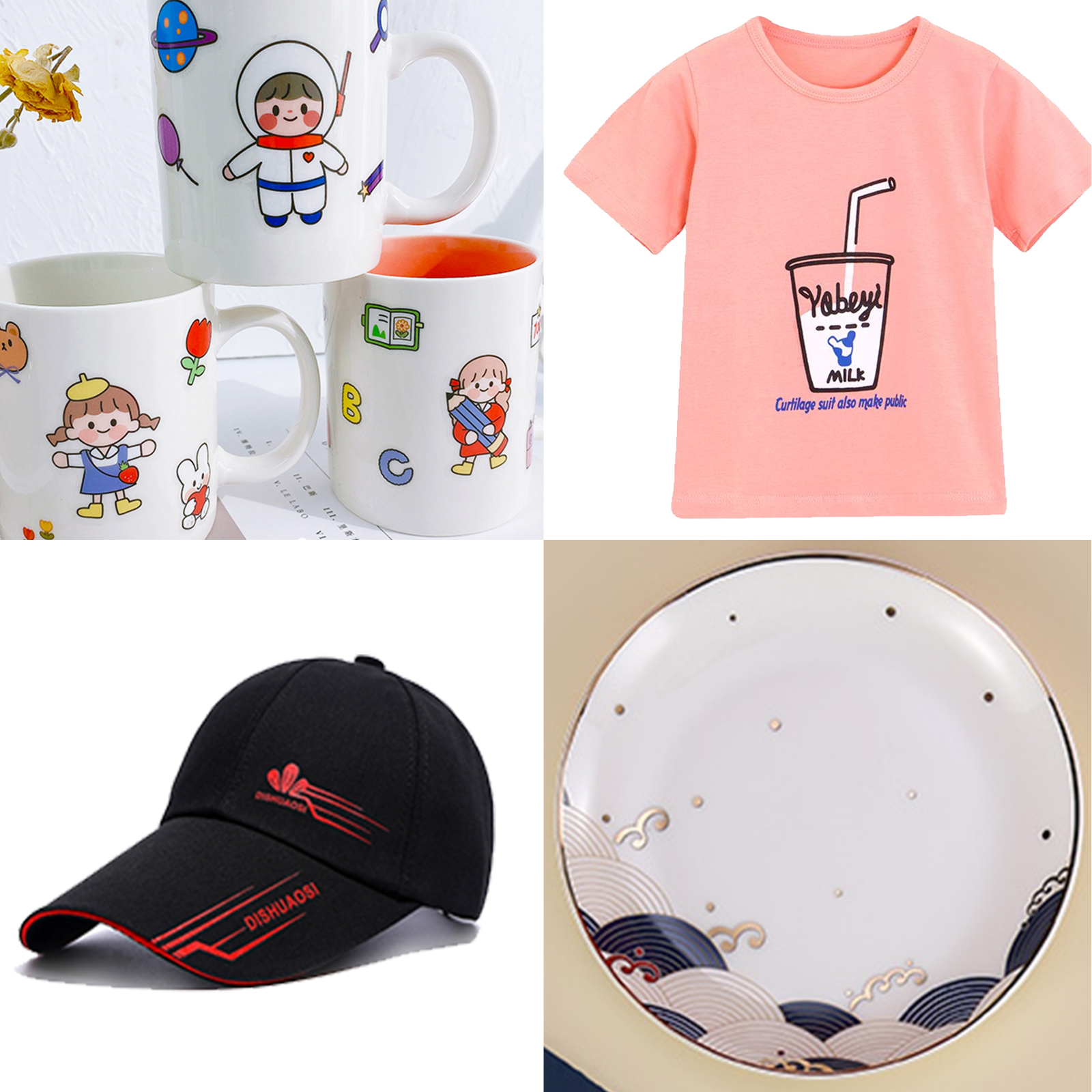 8 in 1 Heat Press Machine 12"x15" Digital Transfer T-shirts Mug Hat Plate Cap