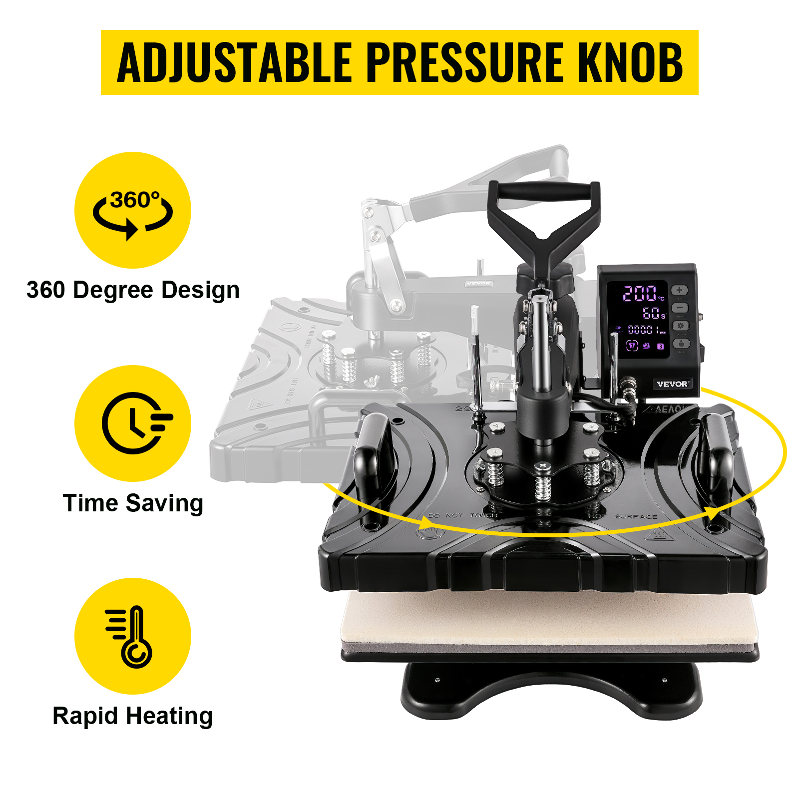 vevor heat press troubleshooting