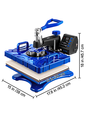 6 in 1 Presse à Chaud Textile Transfert Press Machine ,Imprimante à  transfert thermique FA001